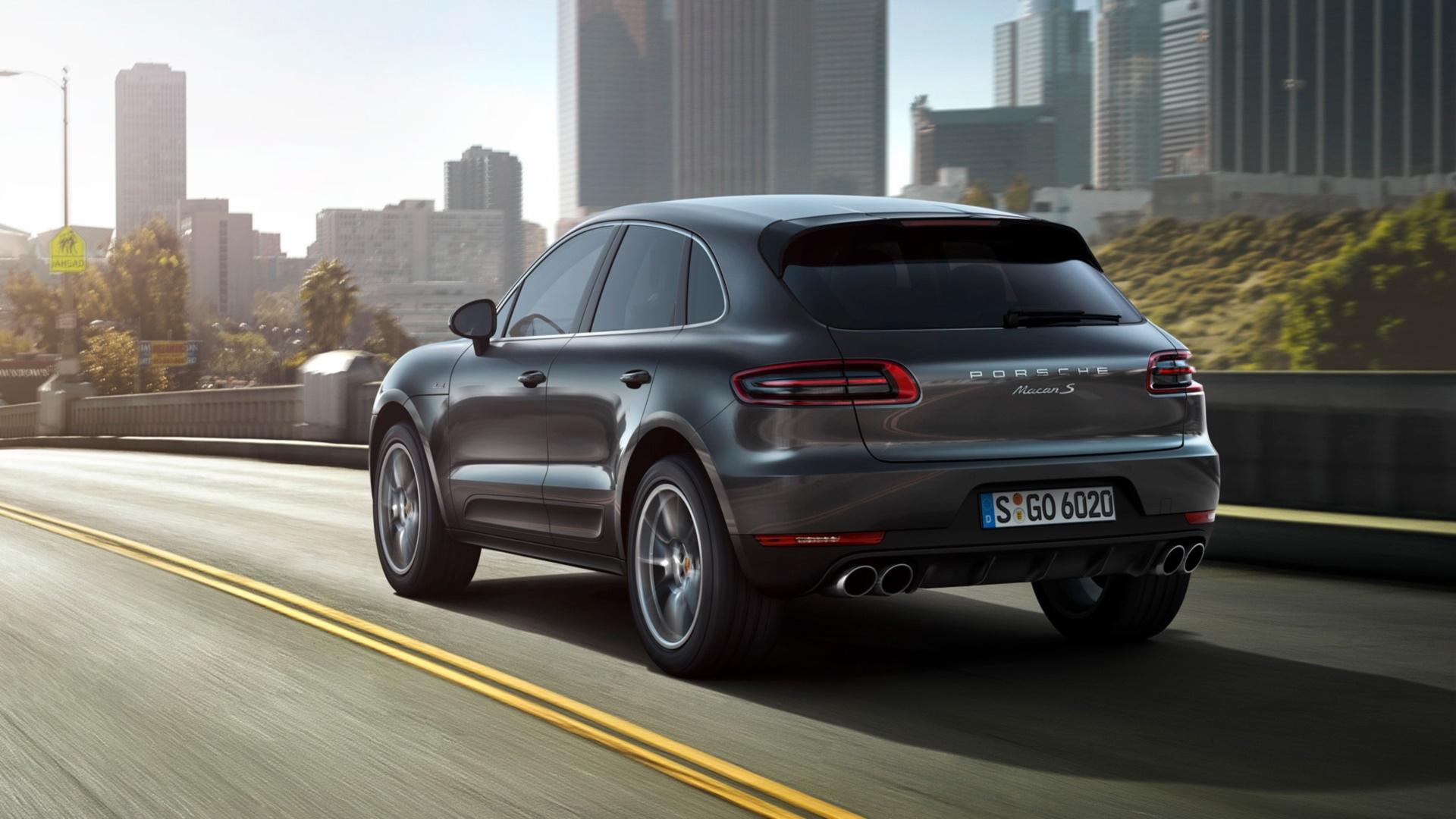 2015 Porsche Macan at 320 x 480 iPhone size wallpapers HD quality