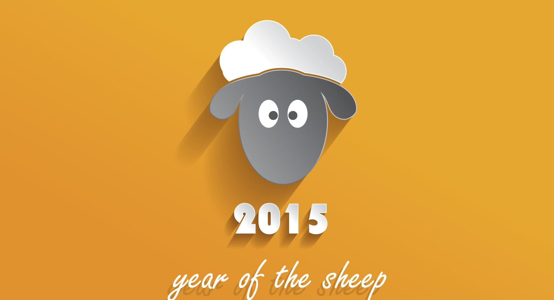 2015 Year of Sheep at 750 x 1334 iPhone 6 size wallpapers HD quality