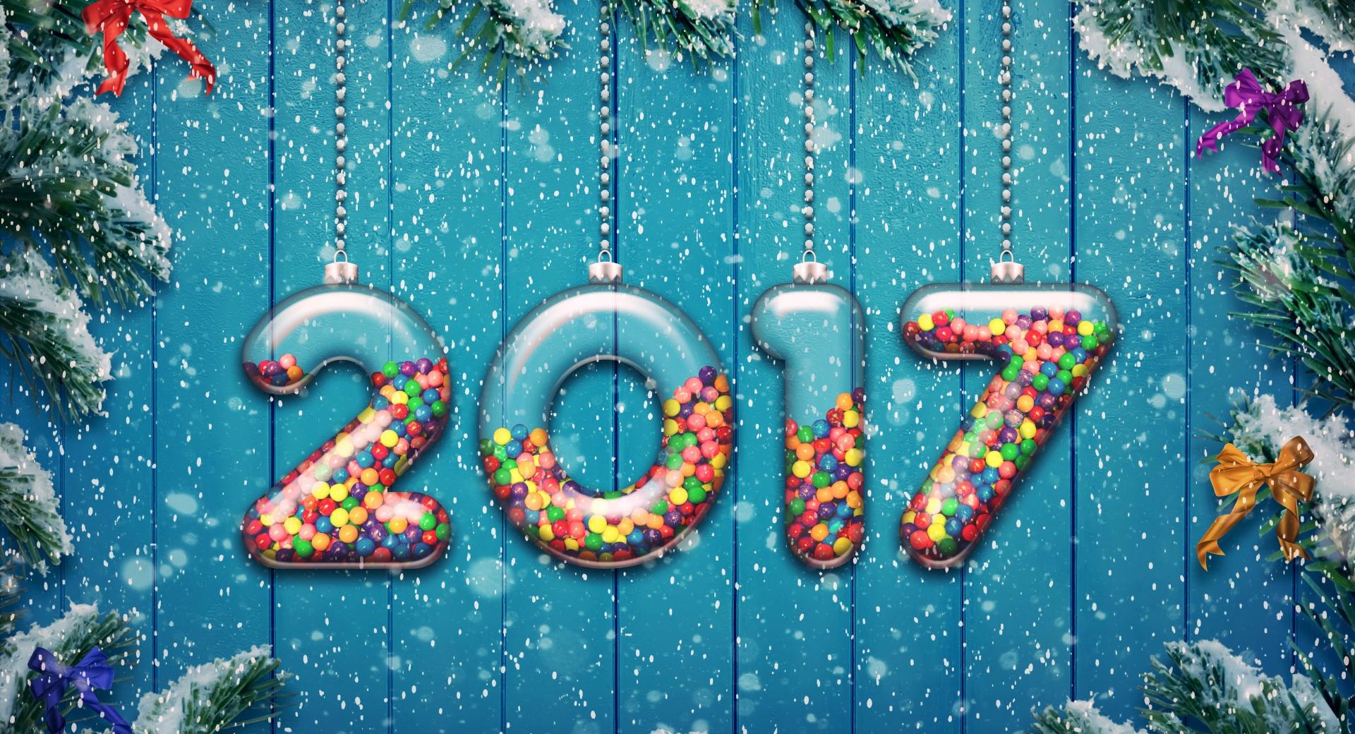 2017 Happy New Year Background wallpapers HD quality