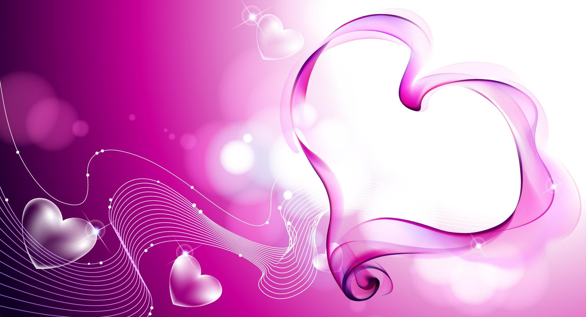 Abstract Valentine Hearts at 1600 x 1200 size wallpapers HD quality
