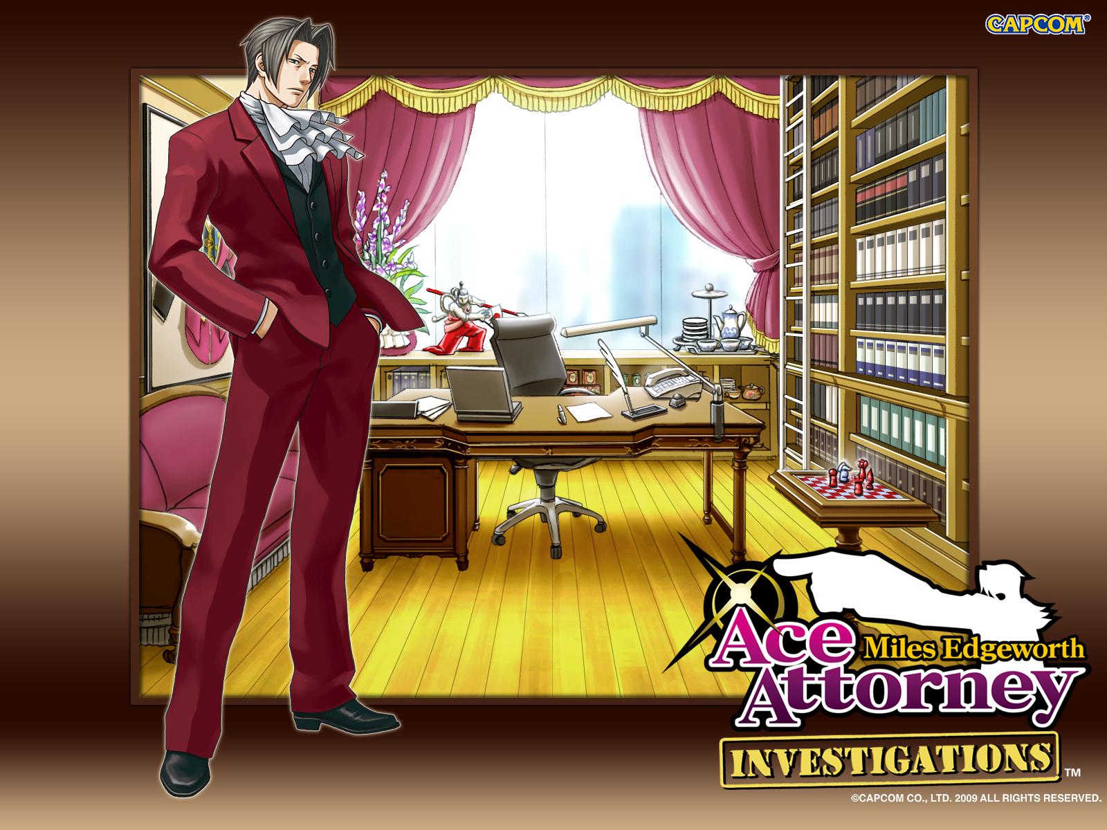 Ace Attorney at 640 x 960 iPhone 4 size wallpapers HD quality