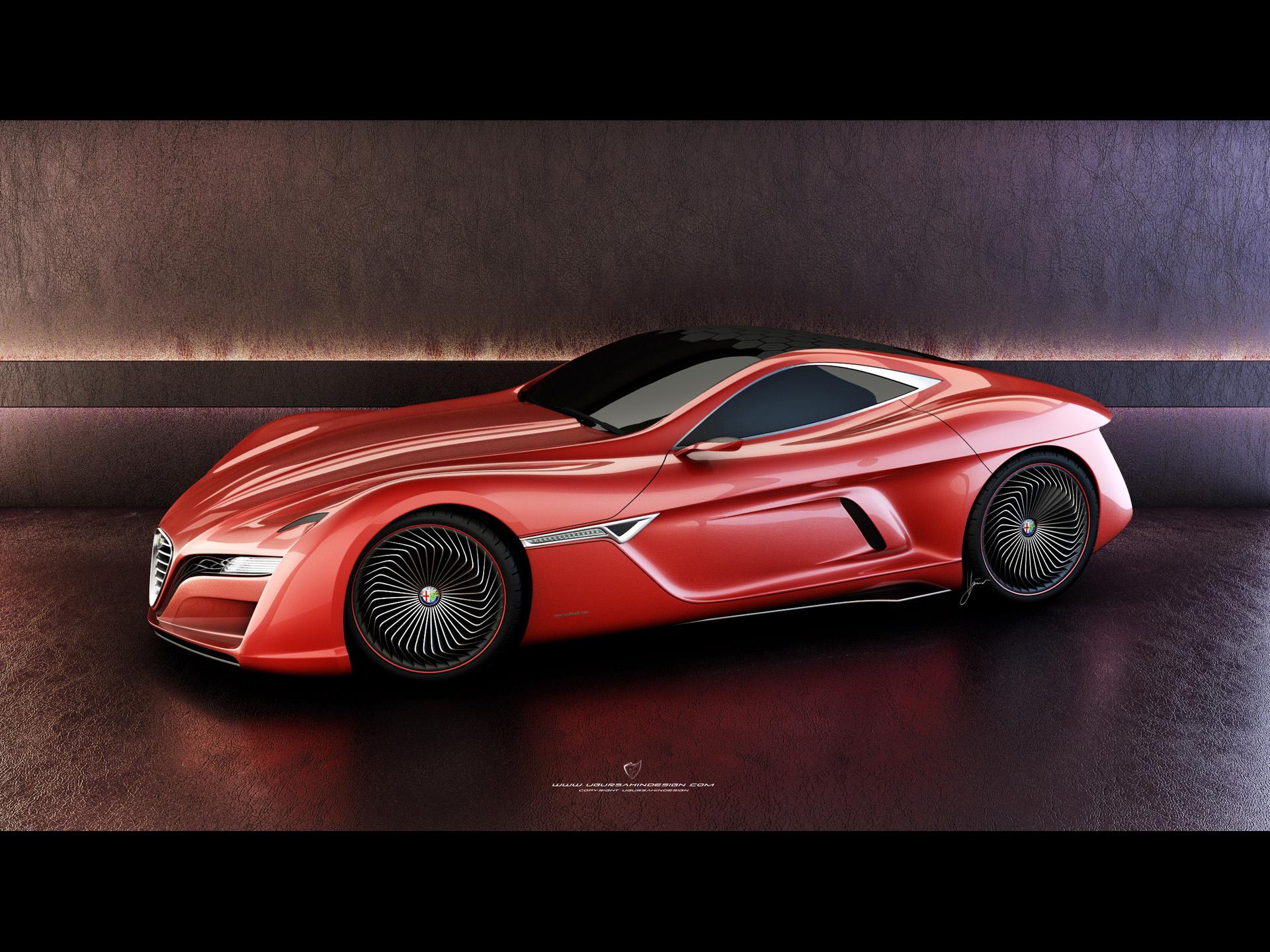 Alfa Romeo 12C GTS at 320 x 480 iPhone size wallpapers HD quality