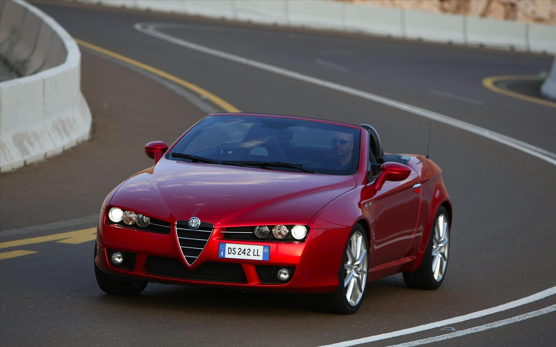 Alfa Romeo Spider at 640 x 1136 iPhone 5 size wallpapers HD quality