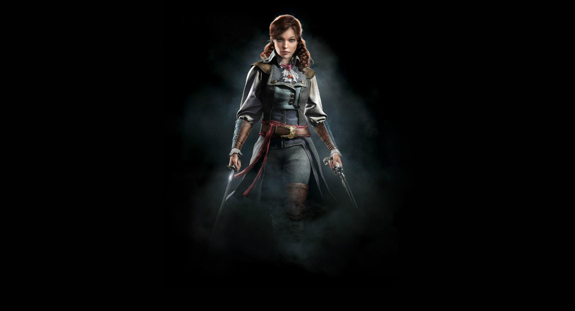 Assassins Creed Unity - Elise at 320 x 480 iPhone size wallpapers HD quality