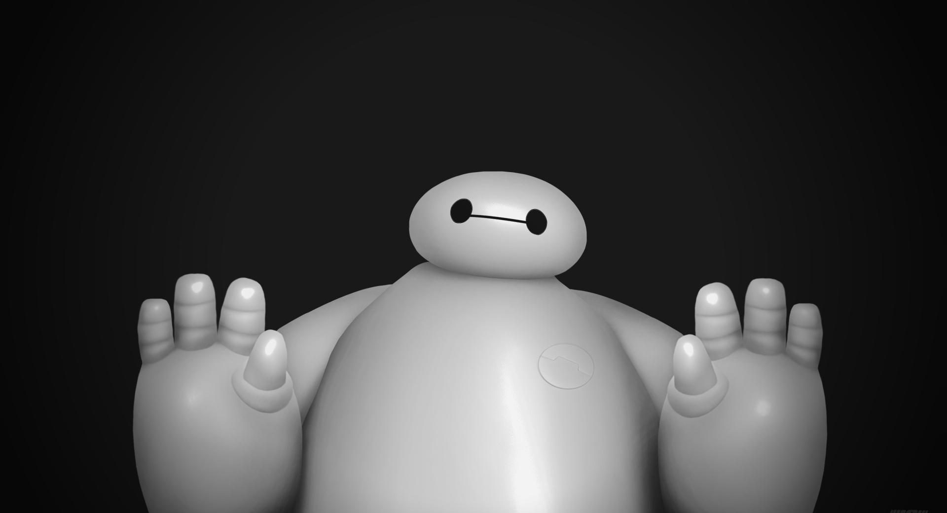 Big Hero 6 Baymax at 320 x 480 iPhone size wallpapers HD quality