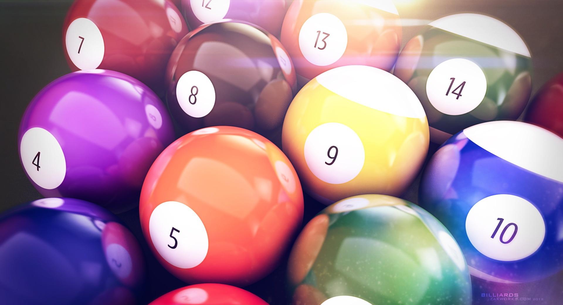 Billiards Balls at 1280 x 960 size wallpapers HD quality