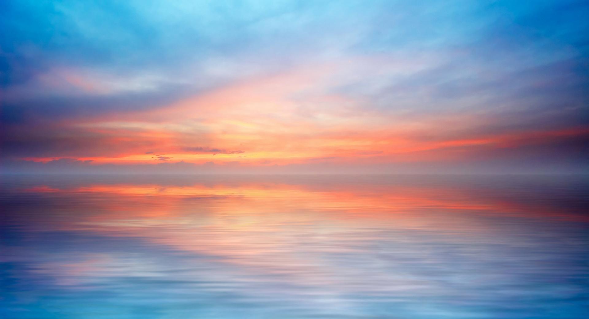 Blue Horizon at 2048 x 2048 iPad size wallpapers HD quality