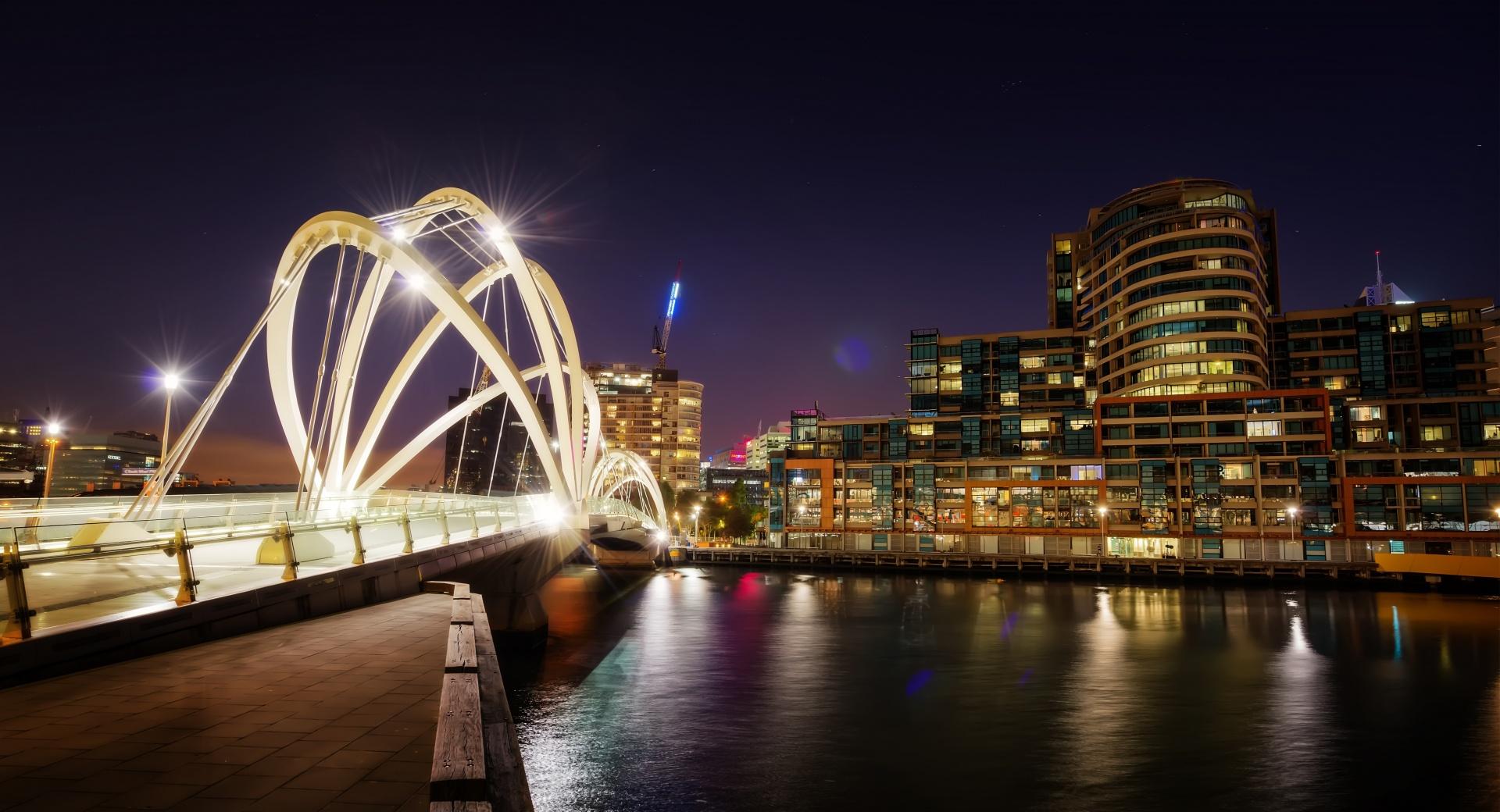 Bridge in Melbourne wallpapers HD quality