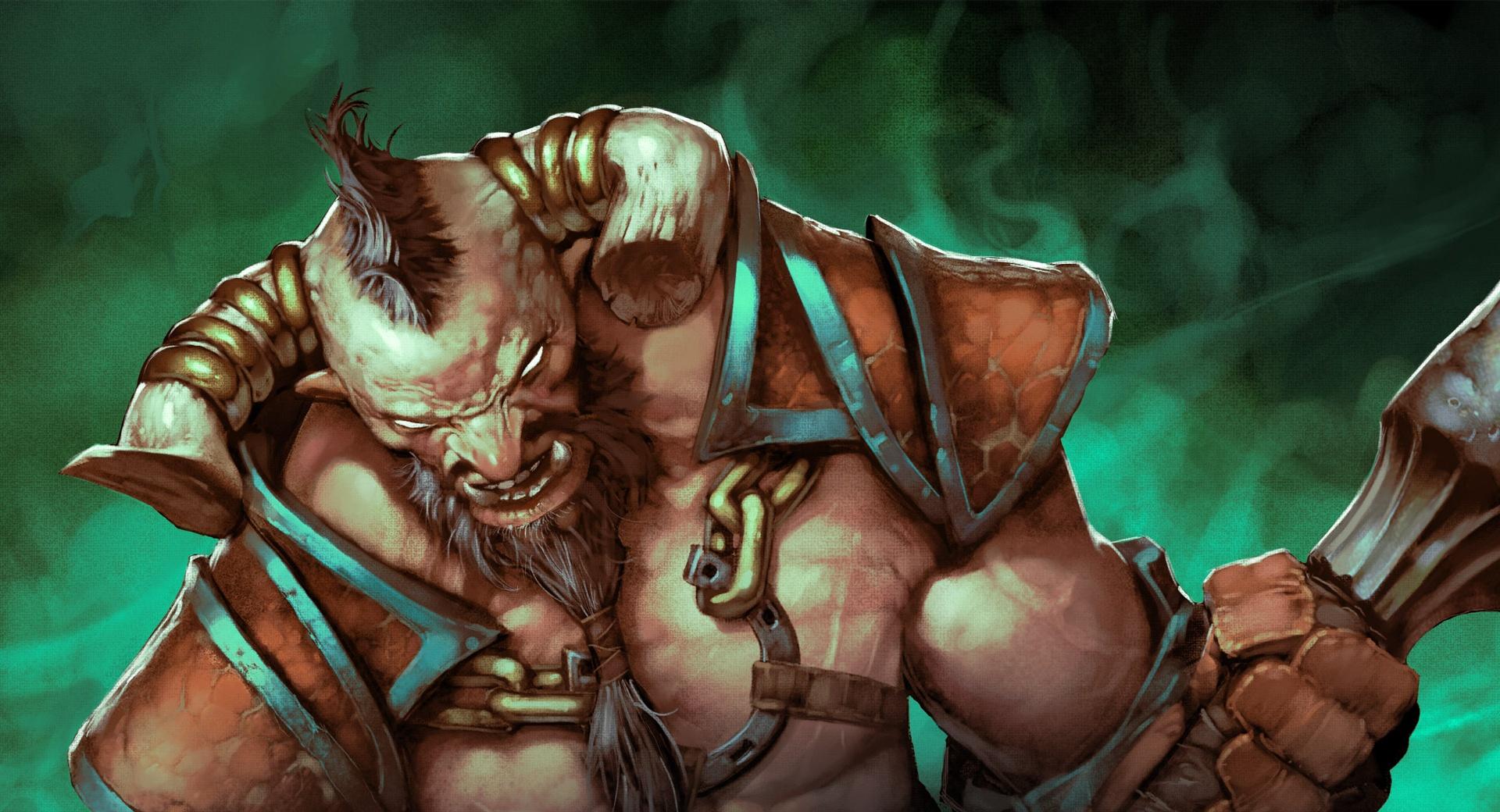 Centaur Warrunner Dota 2 at 320 x 480 iPhone size wallpapers HD quality