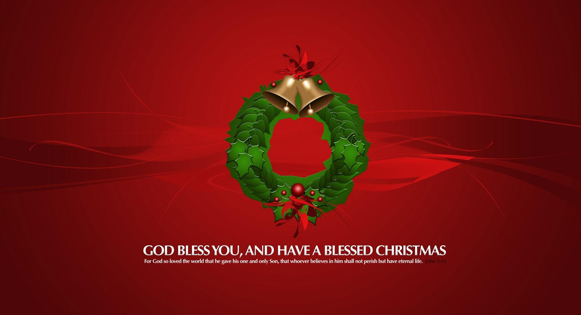 Christmas Wreath Red at 1280 x 960 size wallpapers HD quality