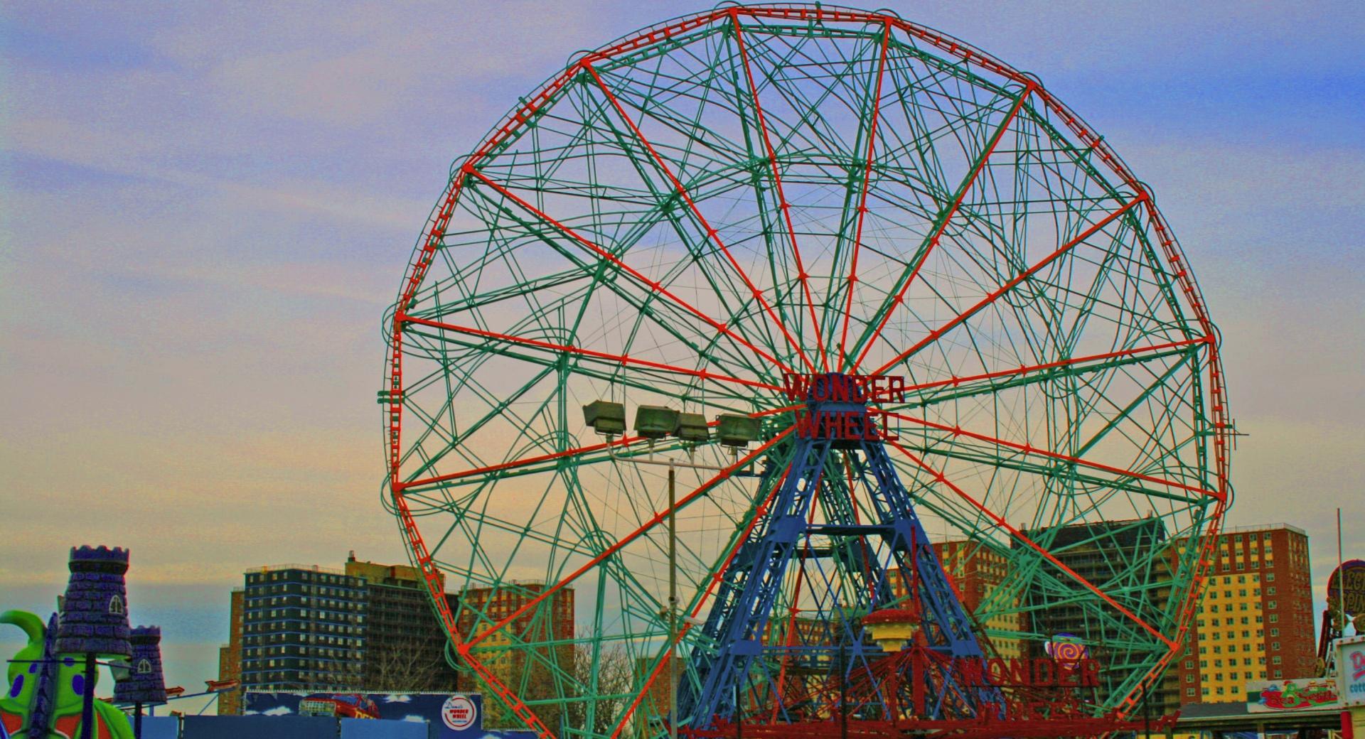 Coney Island Ferris Wheel wallpapers HD quality