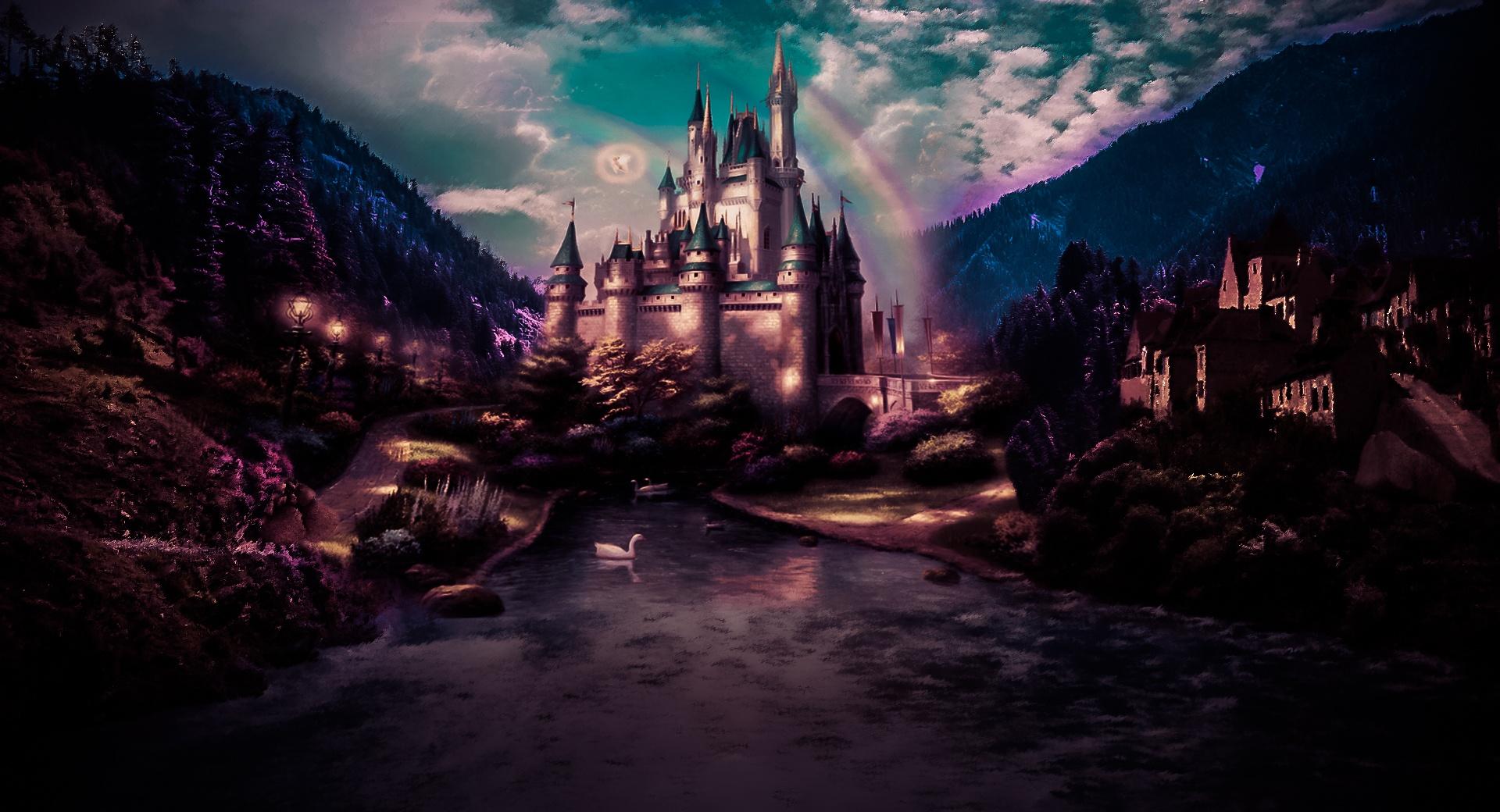 Dark Castle Land at 750 x 1334 iPhone 6 size wallpapers HD quality