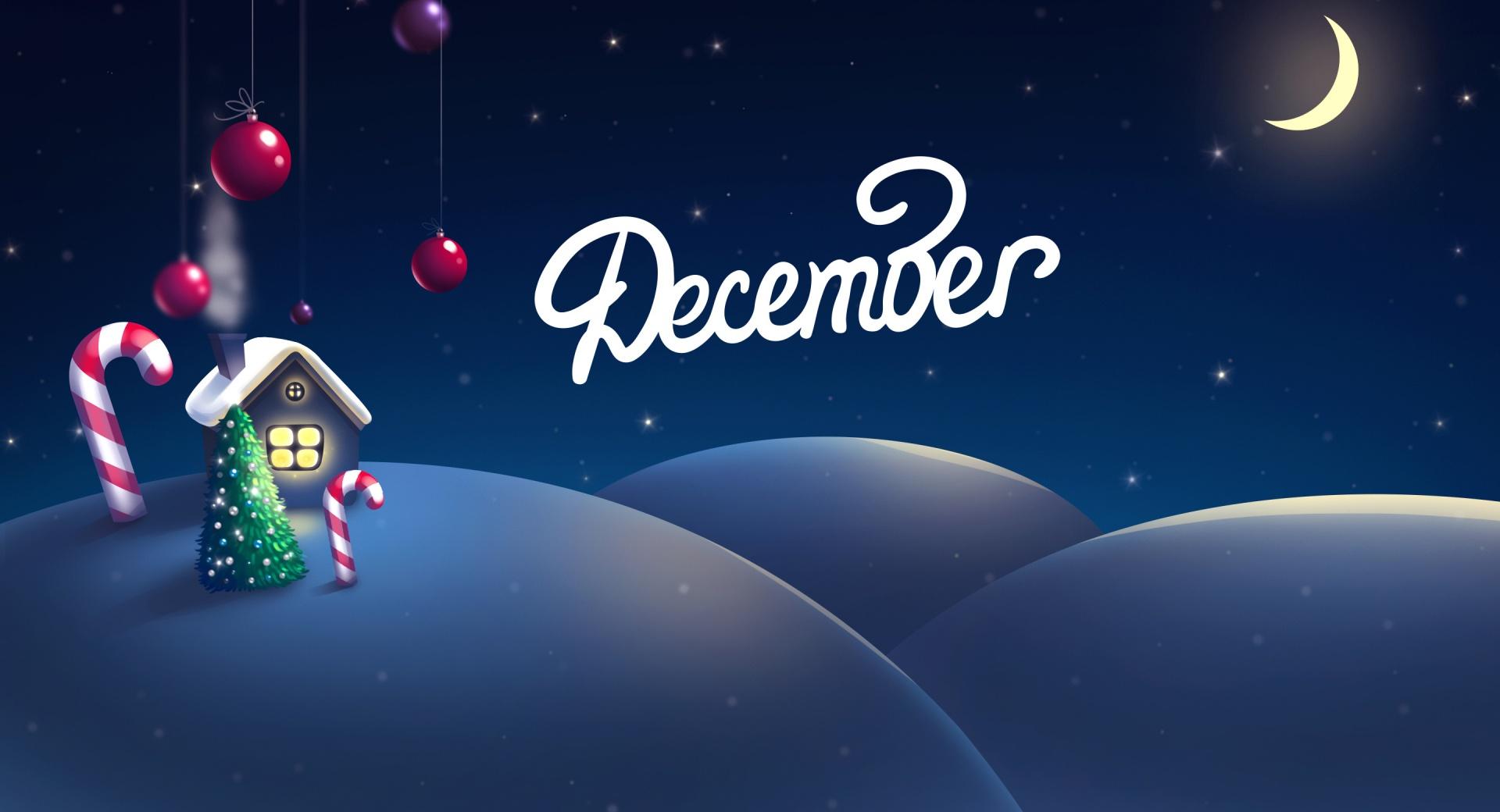 December The Christmas Month at 1600 x 1200 size wallpapers HD quality