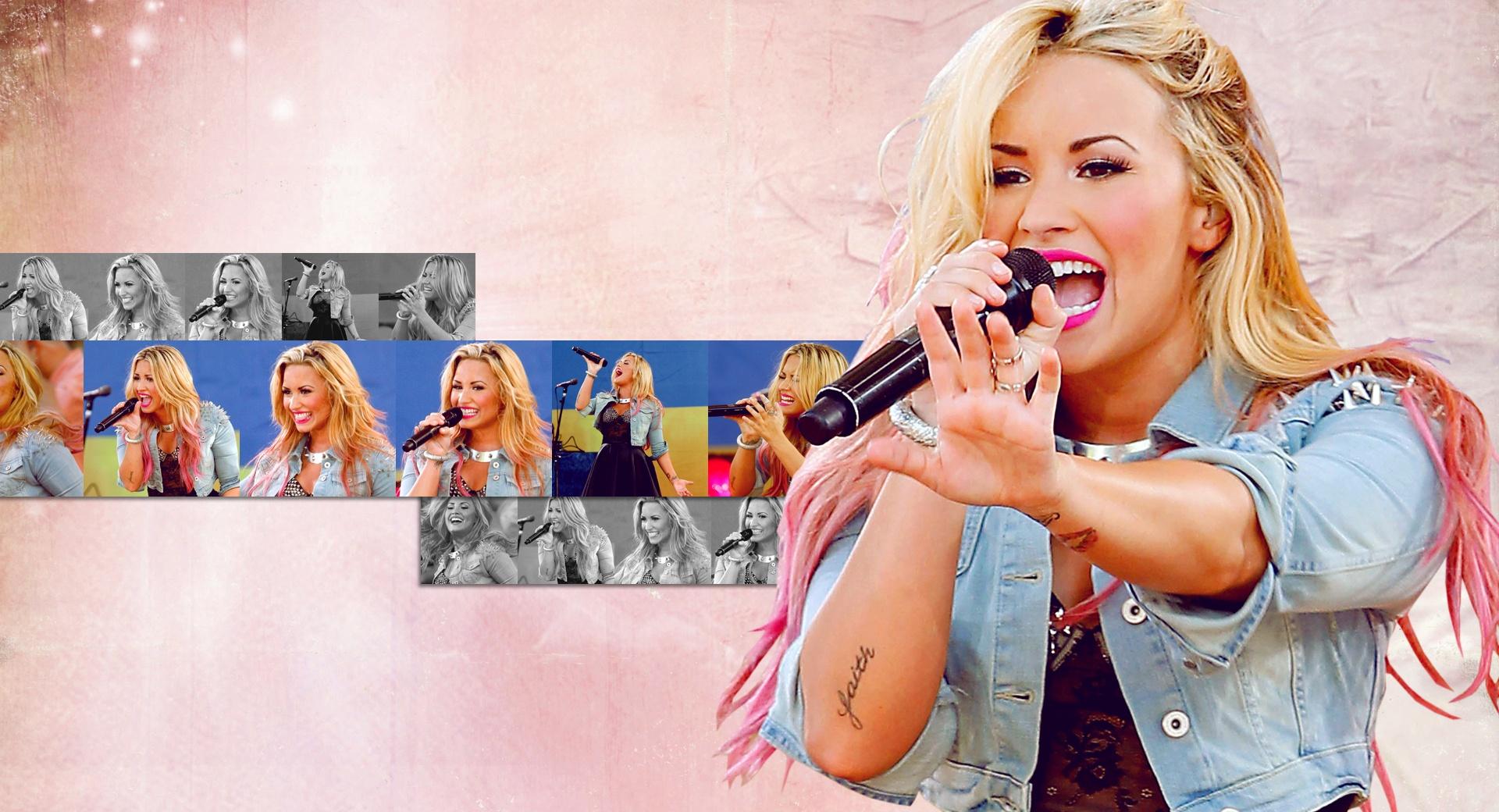 Demi Lovato Singing wallpapers HD quality