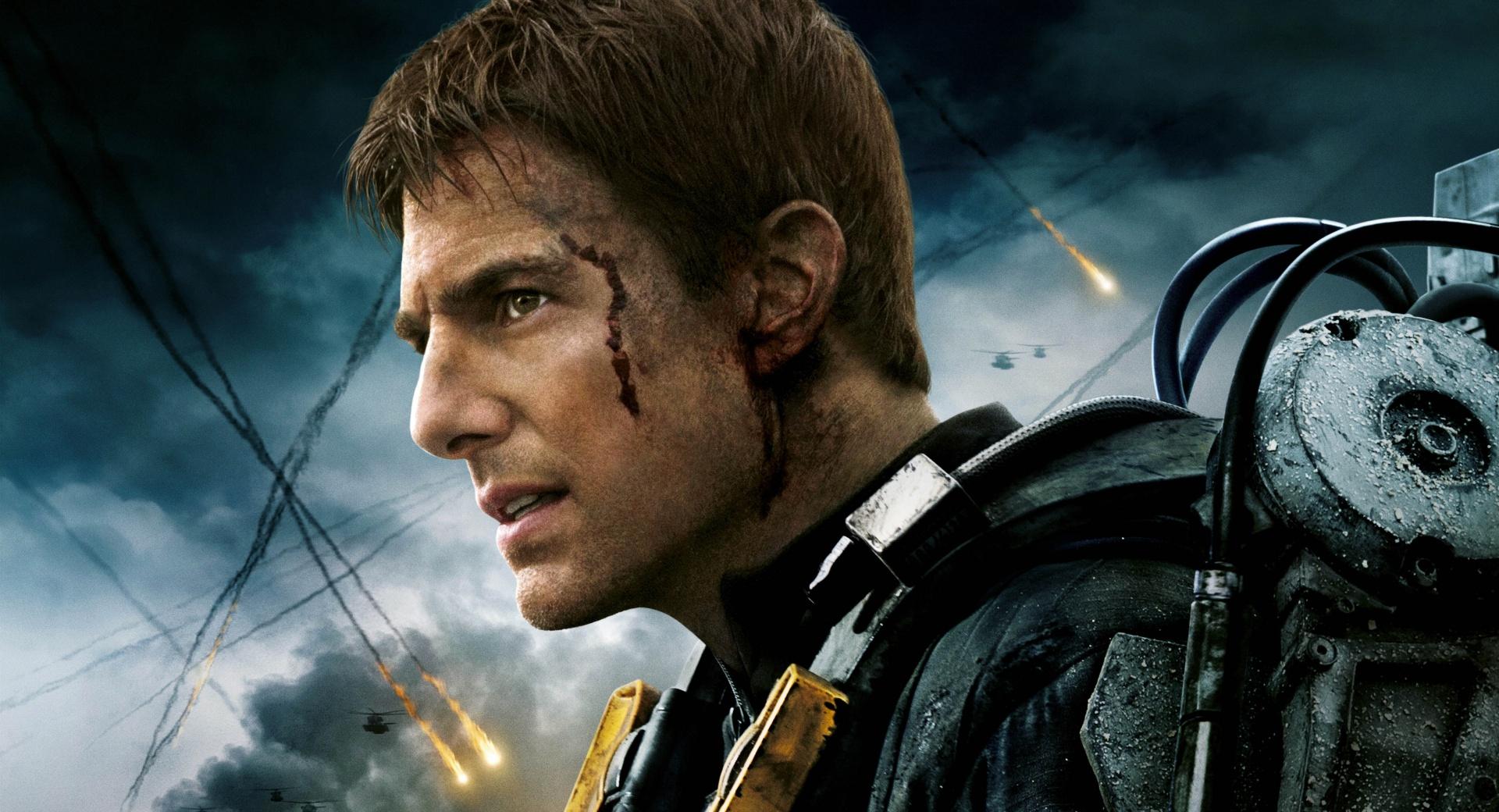 Edge Of Tomorrow Tom Cruise as William Cage at 1024 x 1024 iPad size wallpapers HD quality