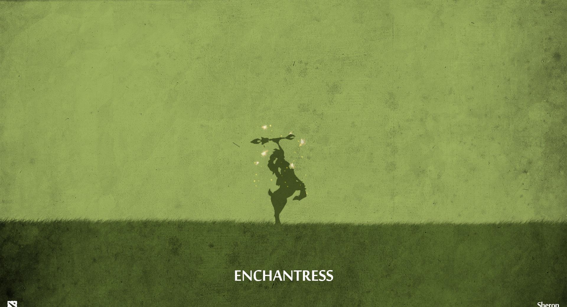 Enchantress - DotA 2 at 320 x 480 iPhone size wallpapers HD quality