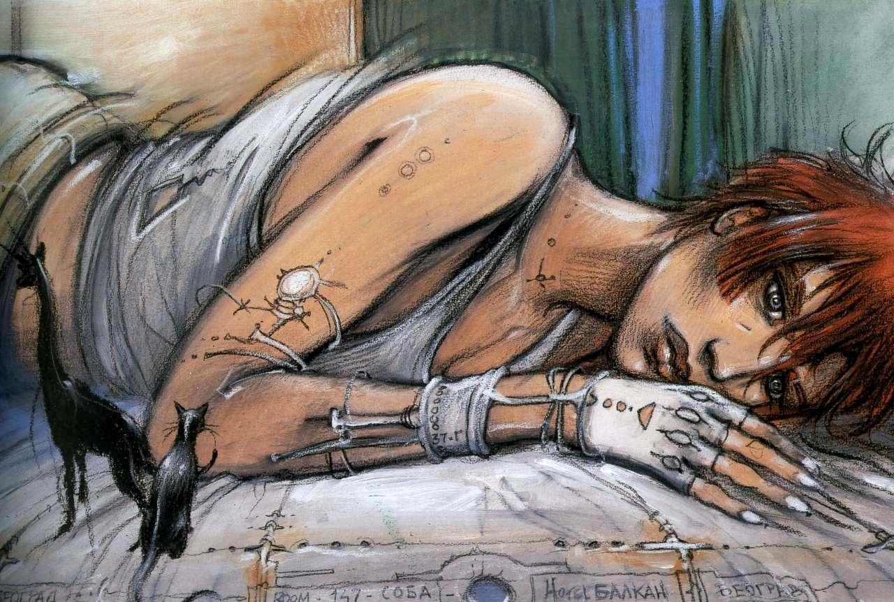 Enki Bilal at 640 x 1136 iPhone 5 size wallpapers HD quality