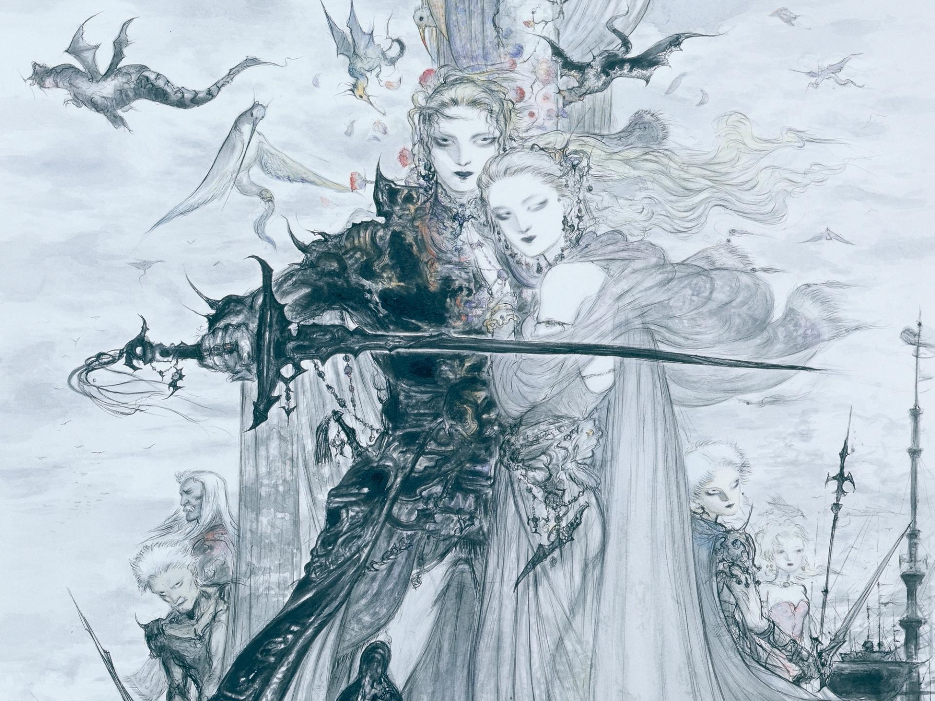 Final Fantasy V at 640 x 960 iPhone 4 size wallpapers HD quality