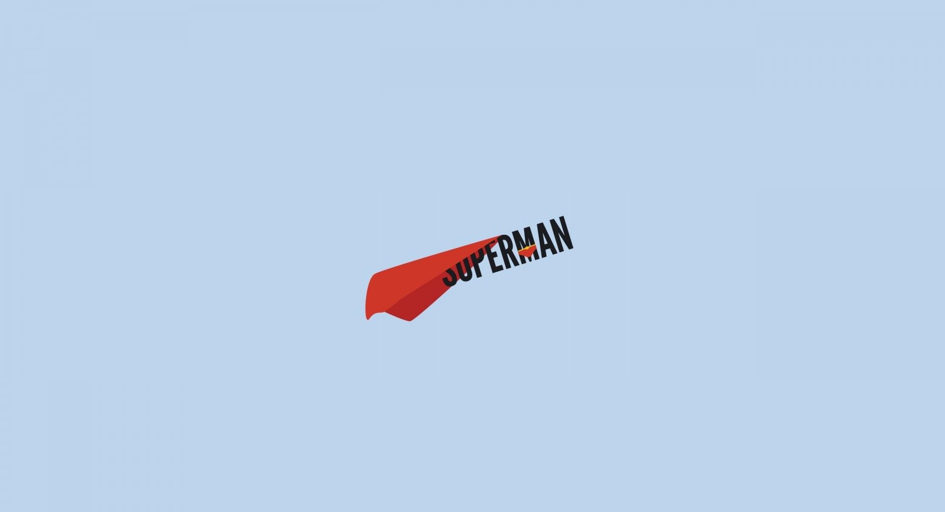 Funny Superman Typography at 1334 x 750 iPhone 7 size wallpapers HD quality