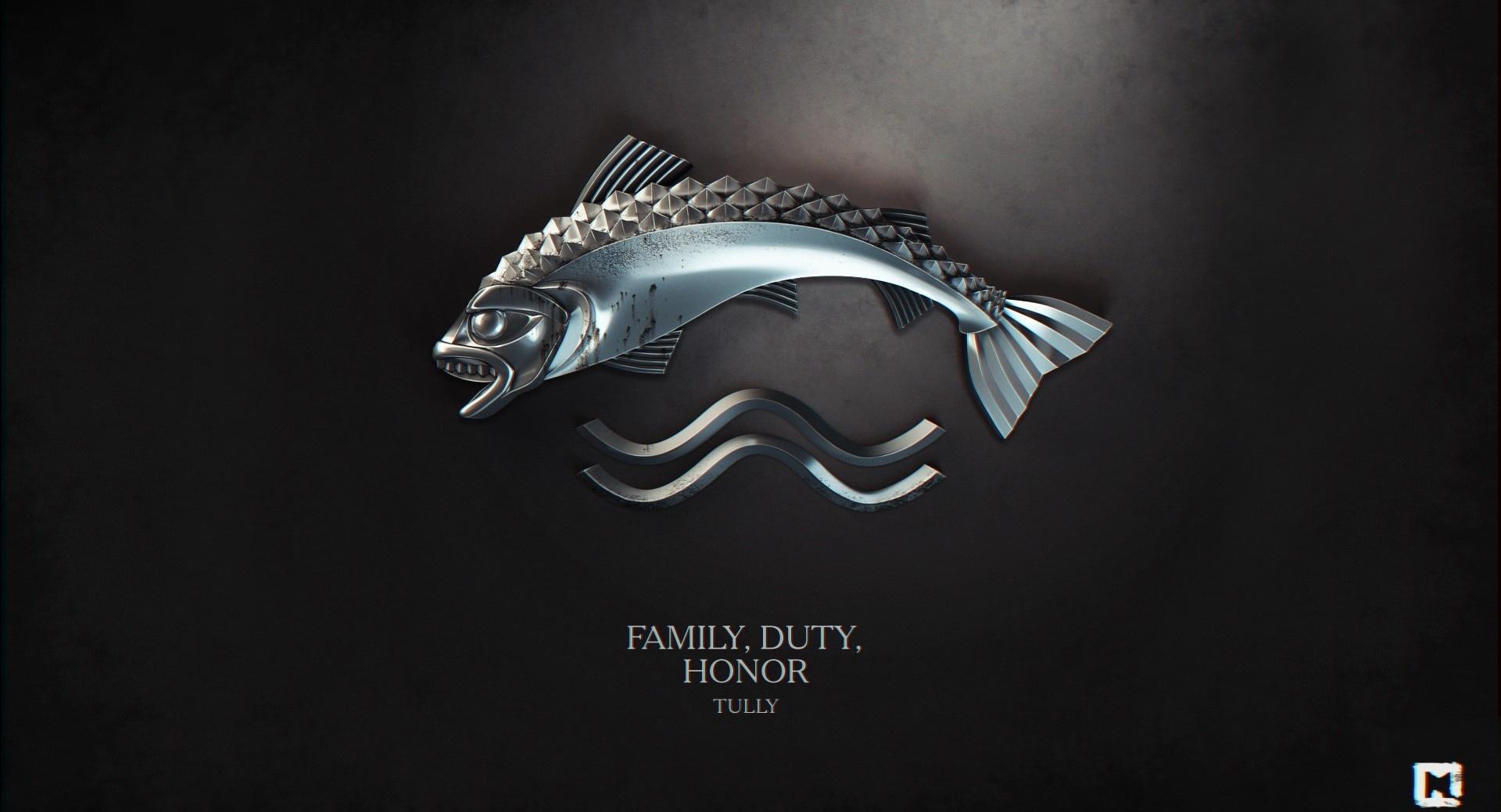 Game of Thrones Family, Duty, Honor, Tully at 750 x 1334 iPhone 6 size wallpapers HD quality