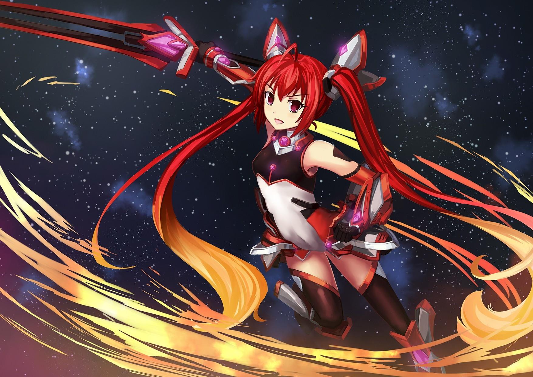 Gonna Be The Twin-Tail!! at 1024 x 1024 iPad size wallpapers HD quality