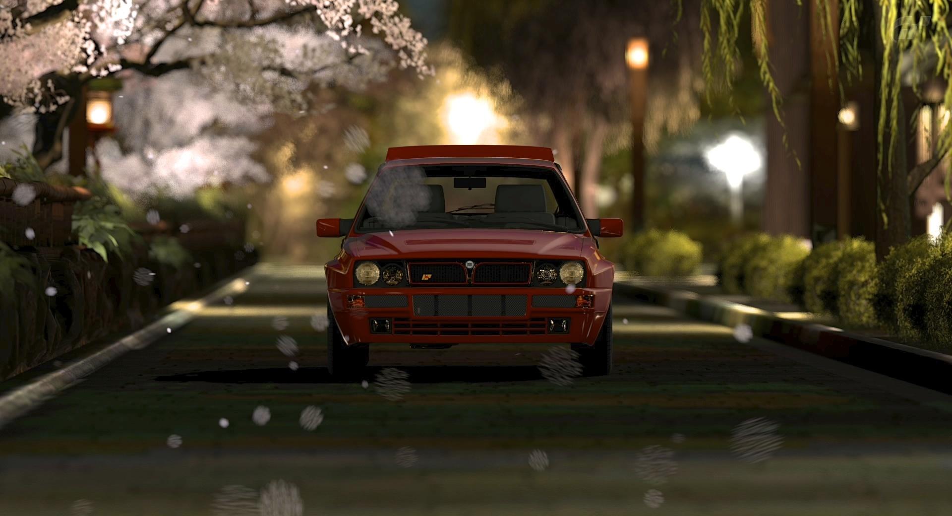 Gran Turismo 5 Lancia Delta HF Integrale at 640 x 960 iPhone 4 size wallpapers HD quality