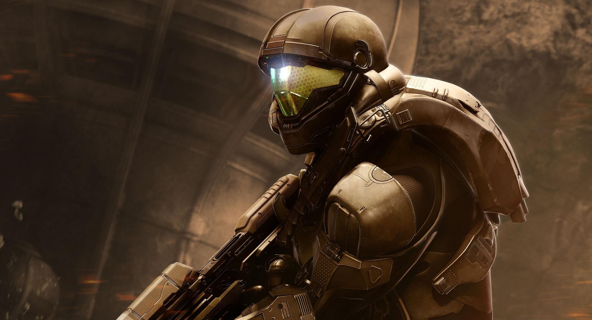 Halo 5 Guardians Buck 2015 Video Game Background at 1024 x 1024 iPad size wallpapers HD quality