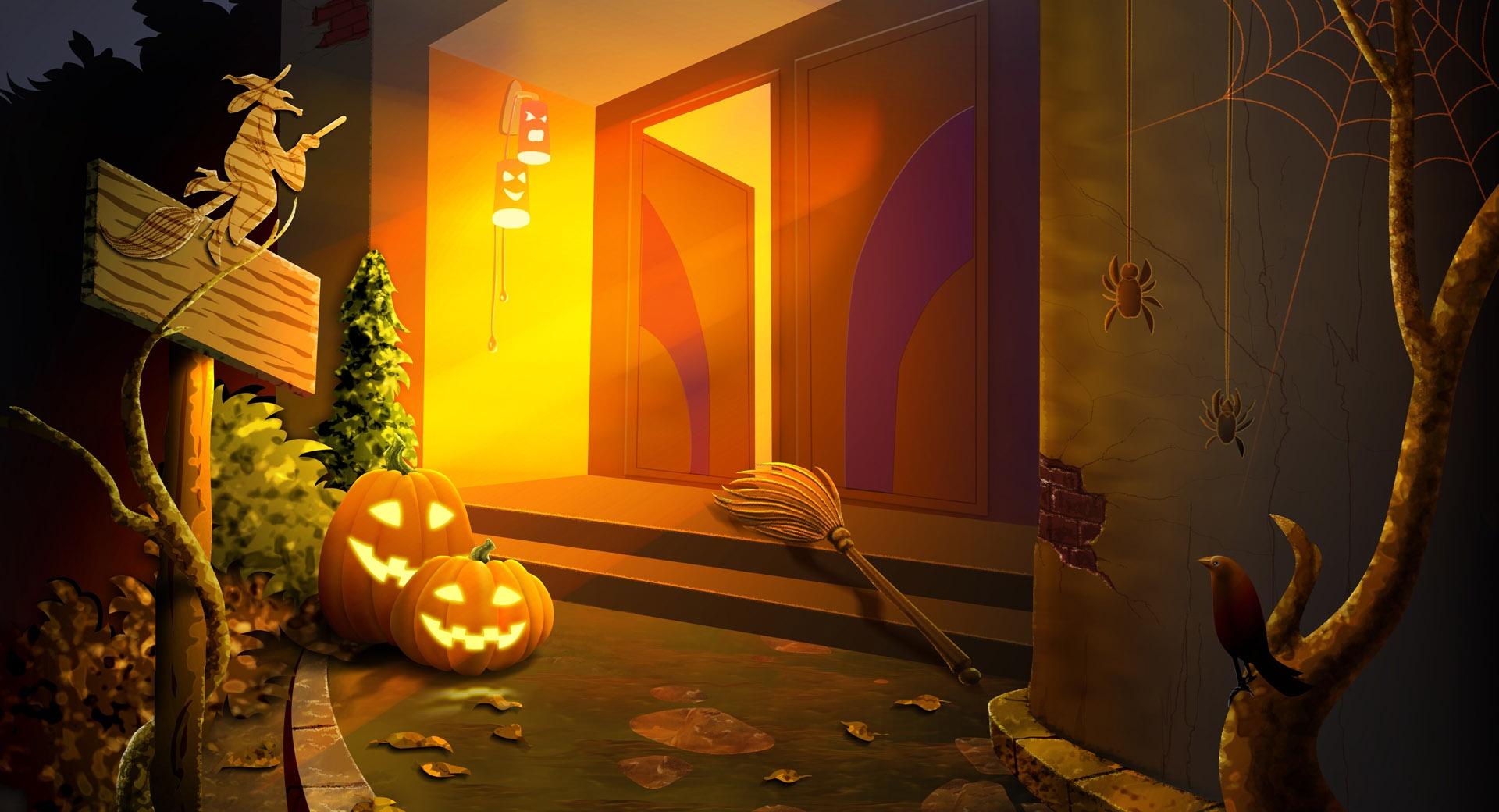 Happy Halloween Hallowmas at 1152 x 864 size wallpapers HD quality