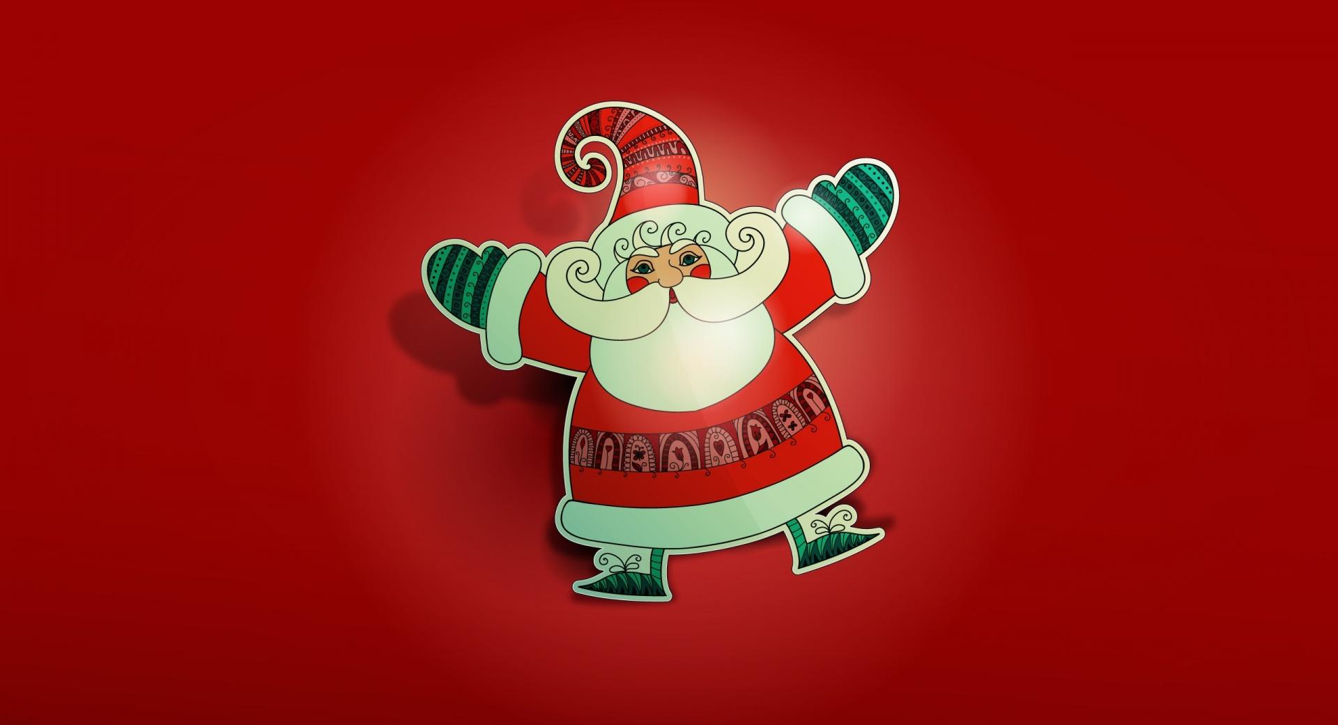 Ho Ho Ho Merry Christmas at 320 x 480 iPhone size wallpapers HD quality