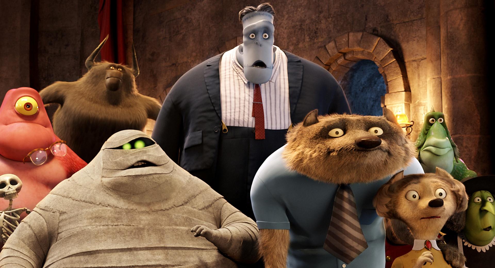 Hotel Transylvania Guests at 2048 x 2048 iPad size wallpapers HD quality