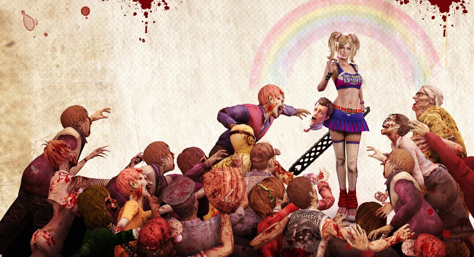Lollipop Chainsaw Game at 1334 x 750 iPhone 7 size wallpapers HD quality
