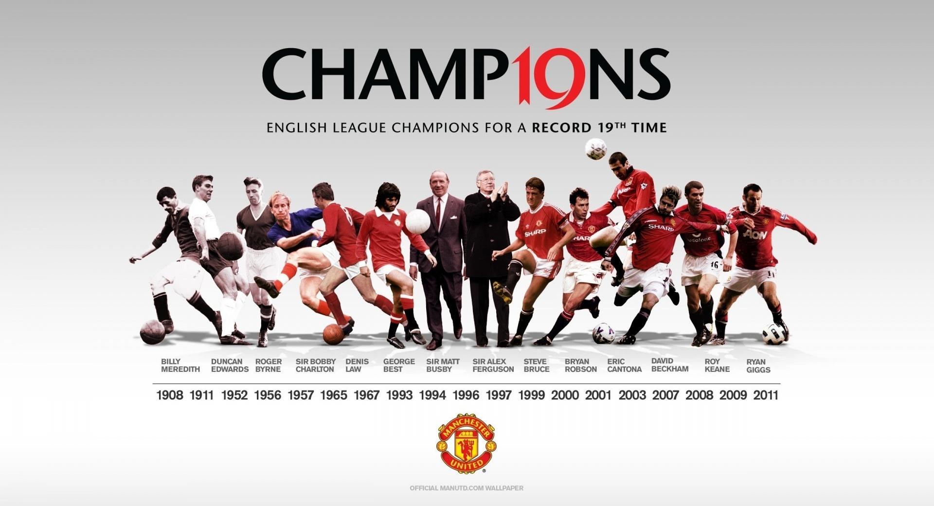 Manchester United Champions at 750 x 1334 iPhone 6 size wallpapers HD quality