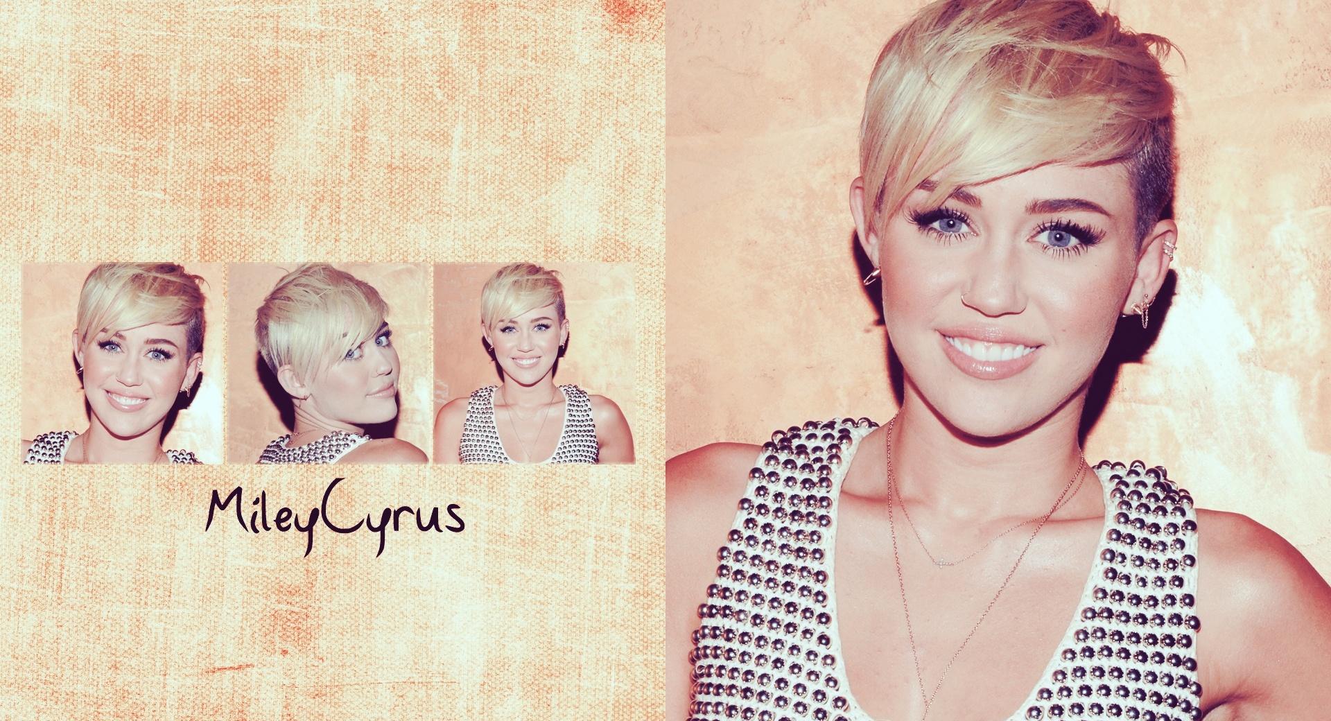 Miley Cyrus New Haircut at 1024 x 1024 iPad size wallpapers HD quality