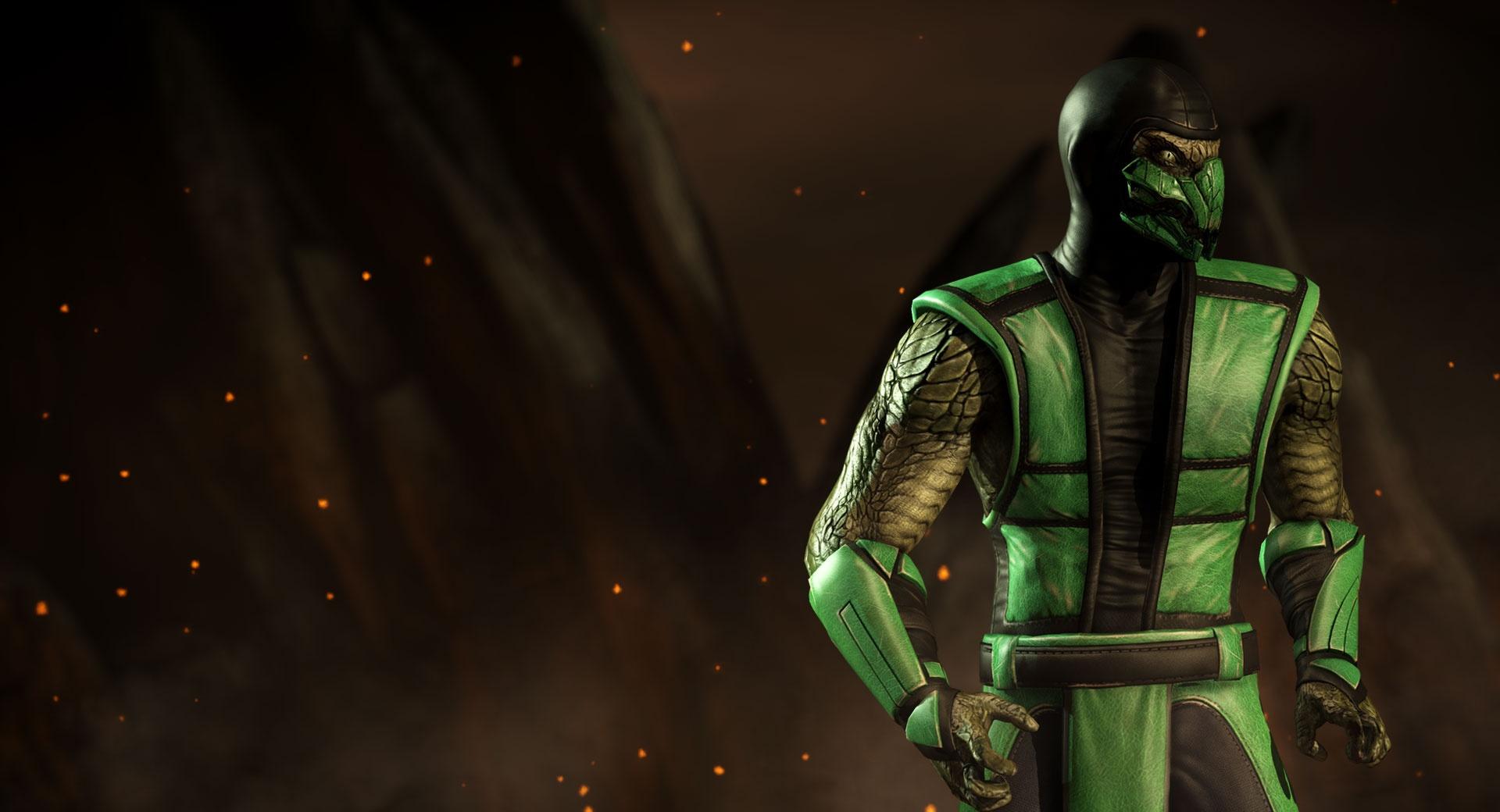 Mortal Kombat X Reptile at 1334 x 750 iPhone 7 size wallpapers HD quality