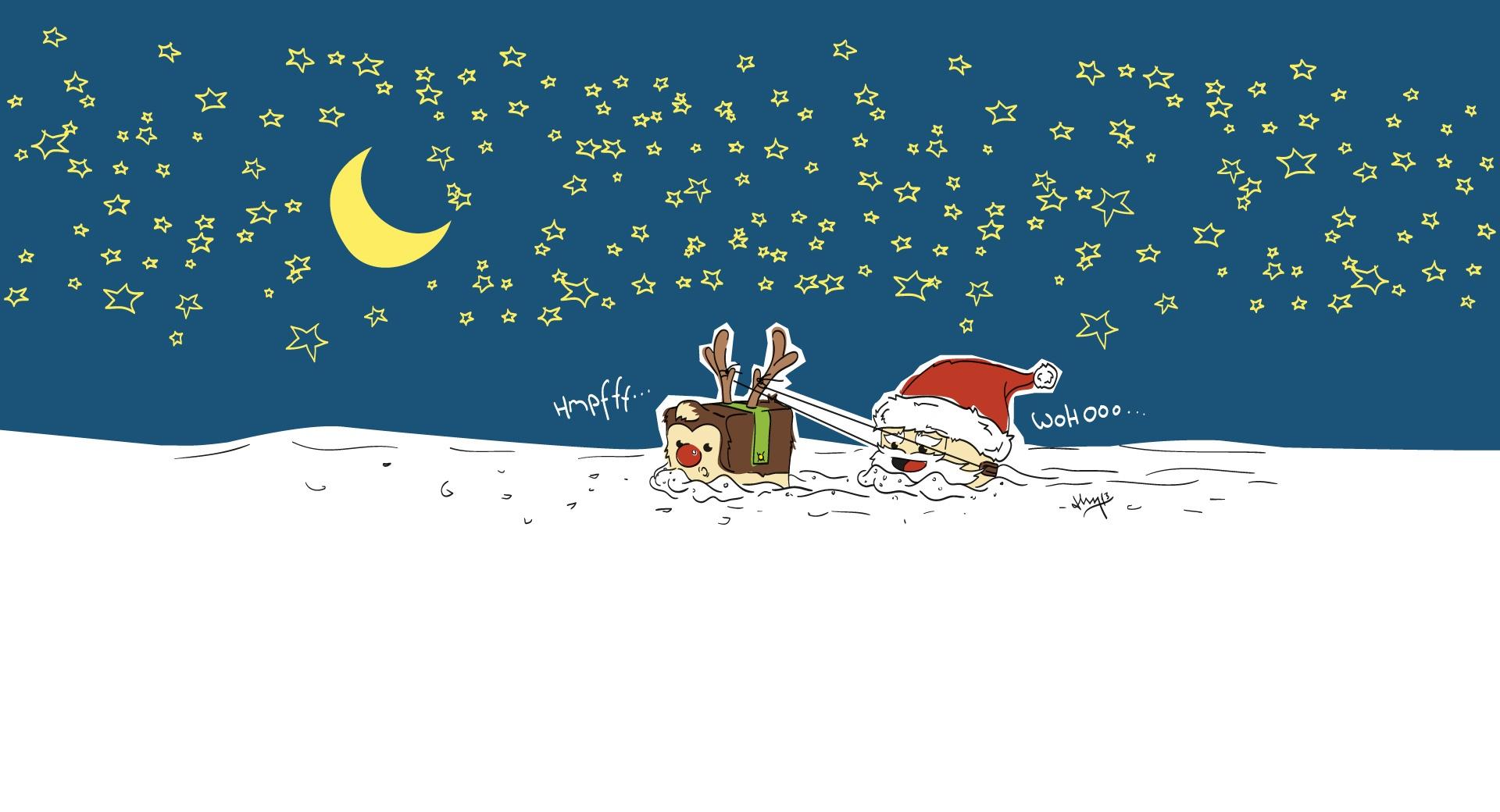 Oki-Cartoon Christmas Special at 1024 x 768 size wallpapers HD quality