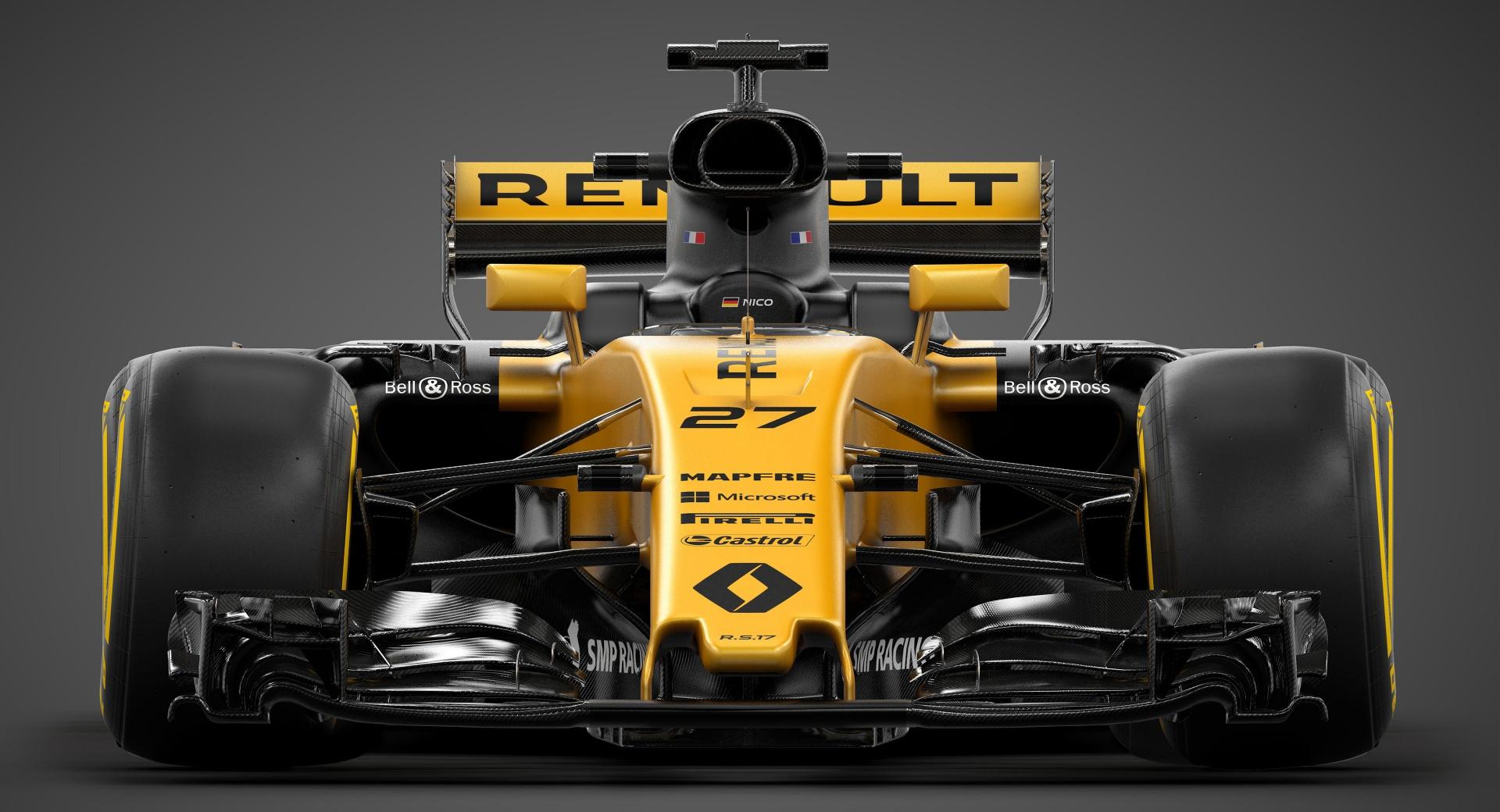 Renault RS17 Formula One at 320 x 480 iPhone size wallpapers HD quality