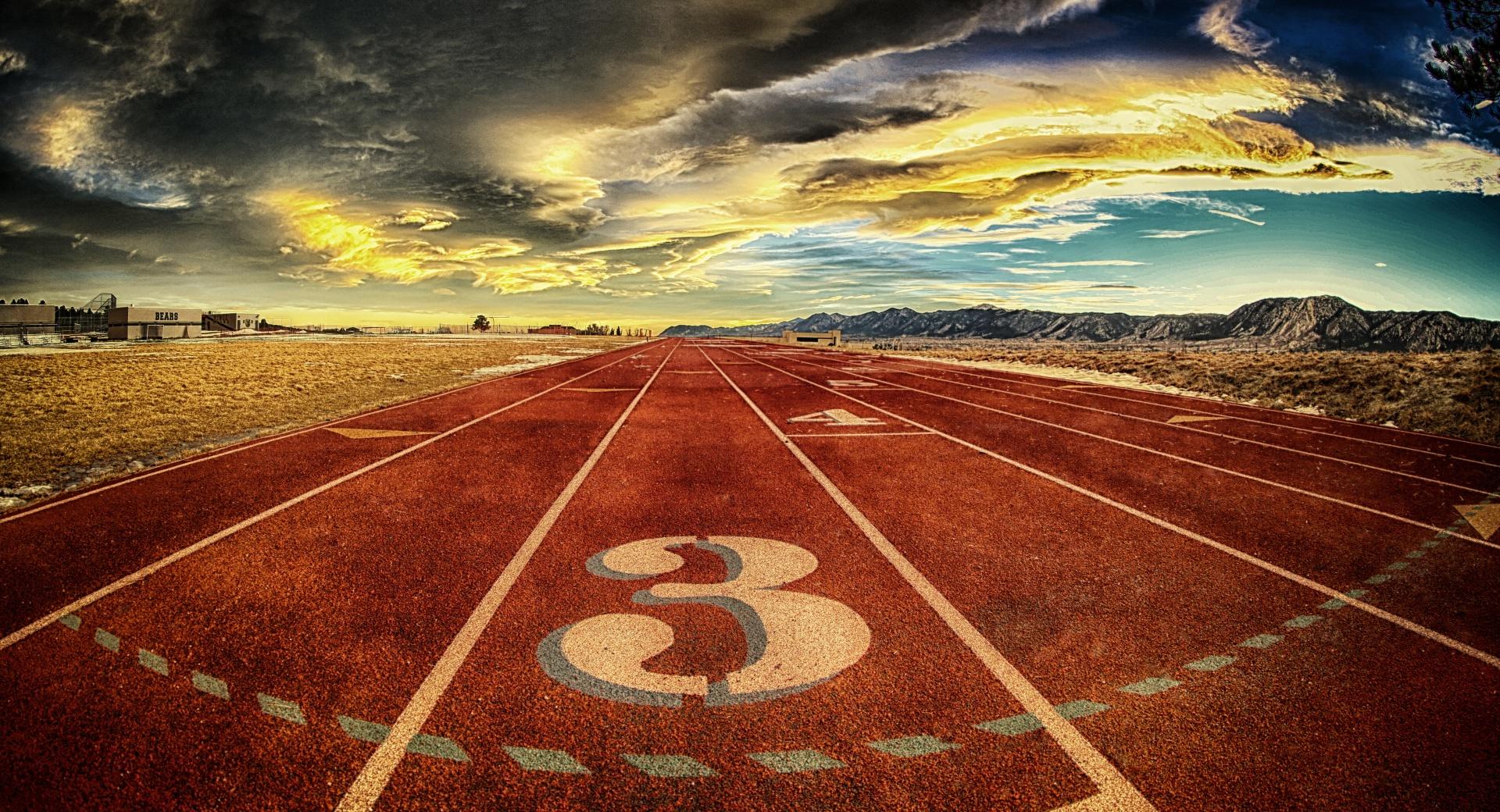 Running Track at 1024 x 1024 iPad size wallpapers HD quality