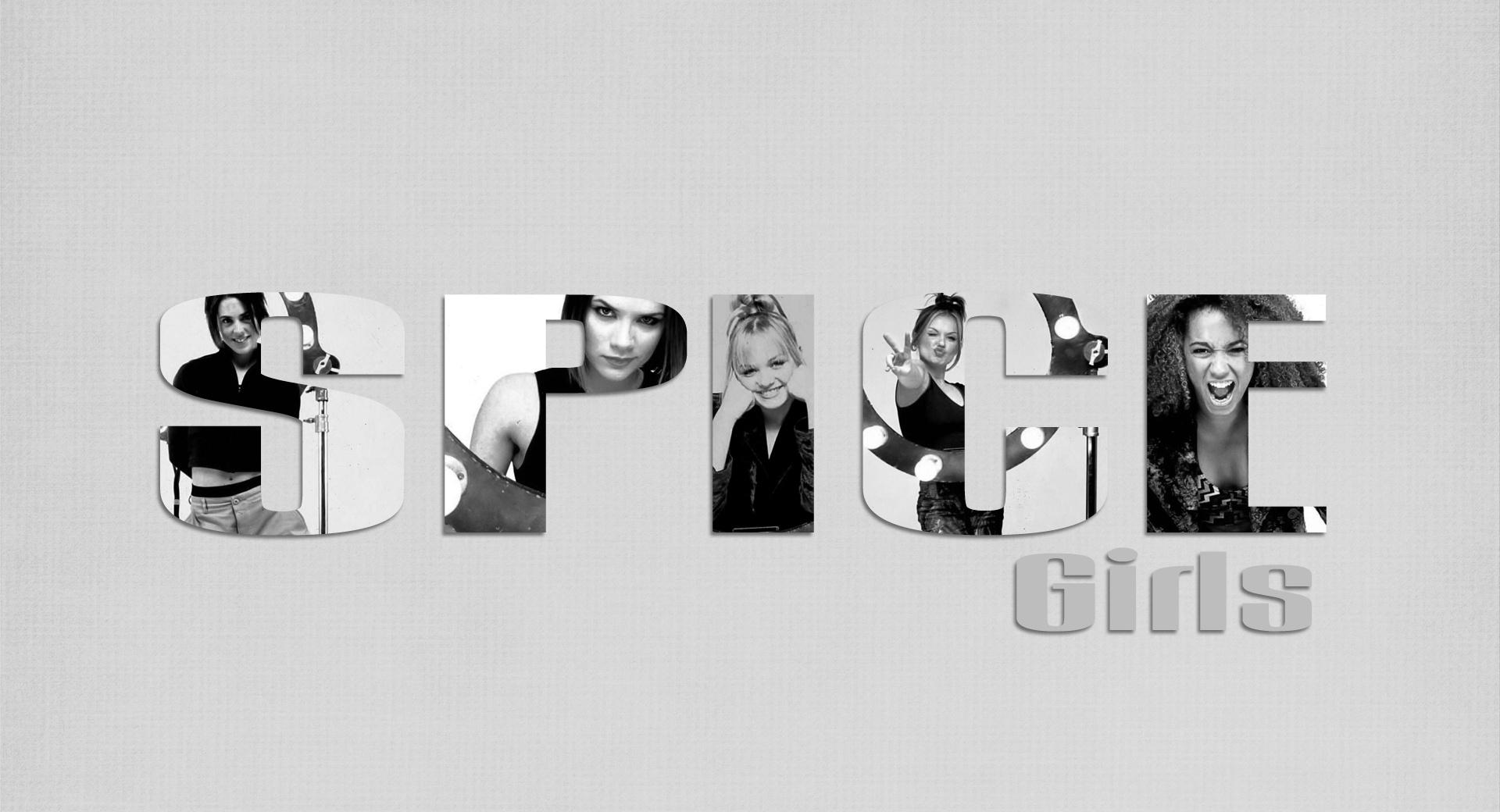 Spice Girls Typography at 1334 x 750 iPhone 7 size wallpapers HD quality