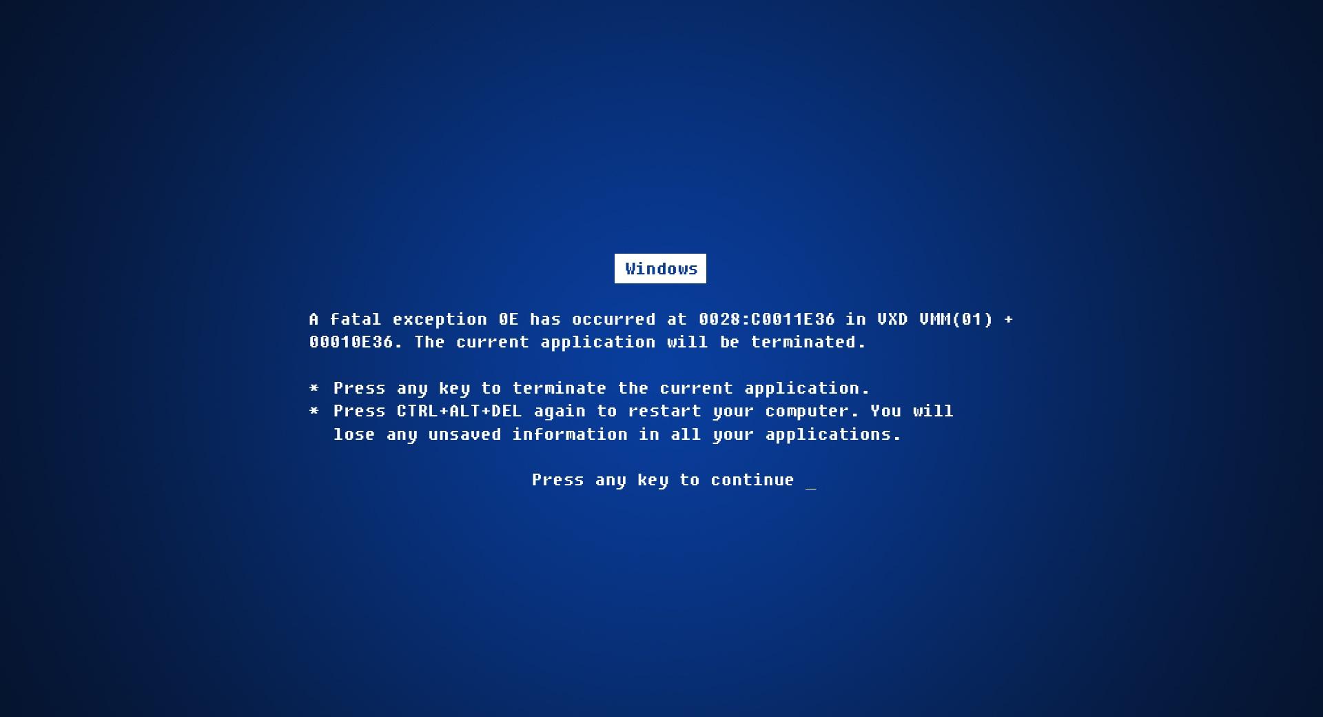 Text Error Microsoft Windows at 1280 x 960 size wallpapers HD quality