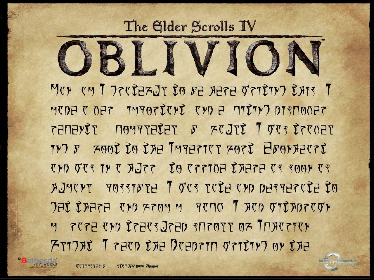 The Elder Scrolls IV Oblivion at 1024 x 1024 iPad size wallpapers HD quality