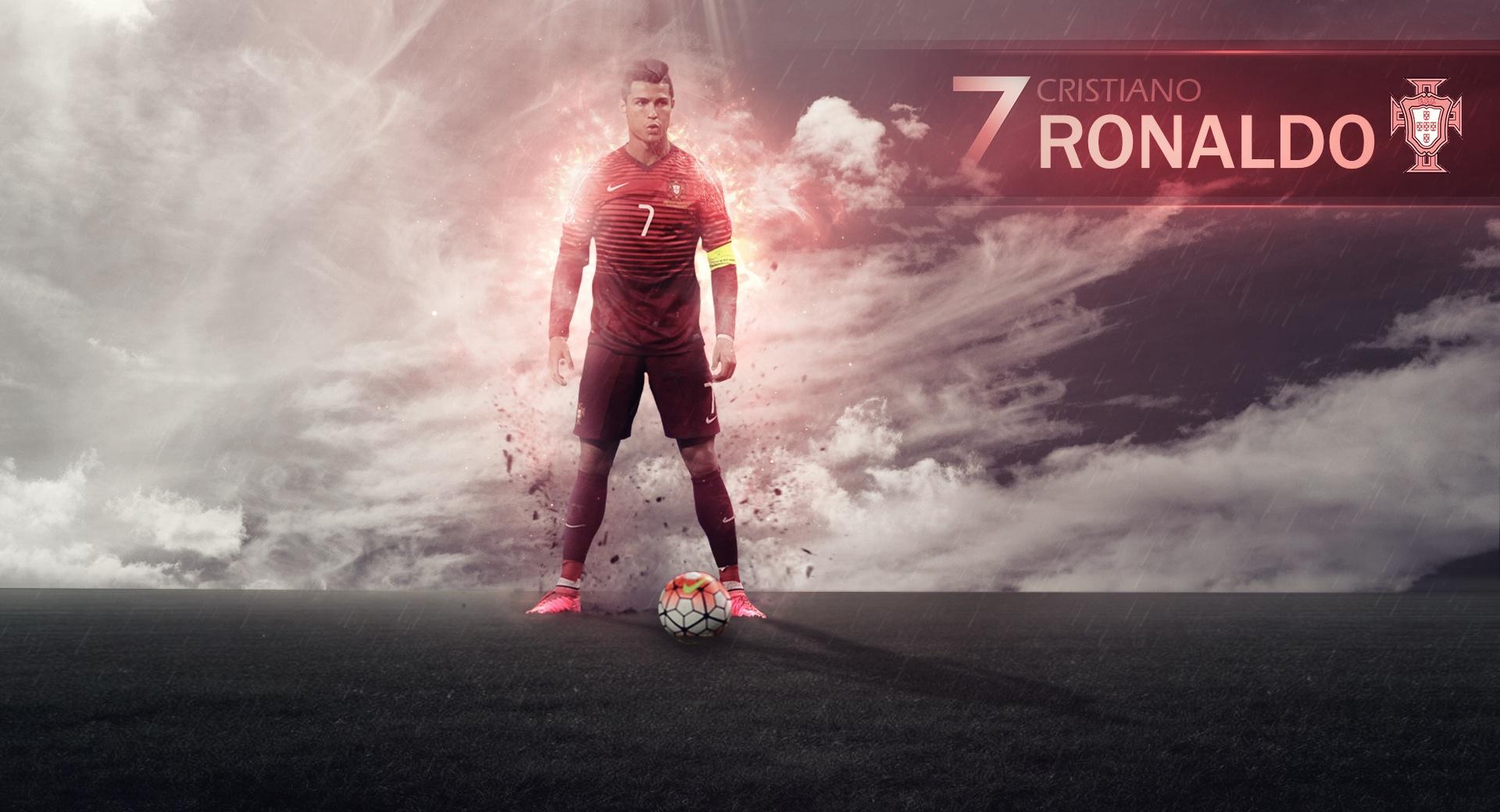 UEFA EURO 2016  Cristiano Ronaldo at 320 x 480 iPhone size wallpapers HD quality