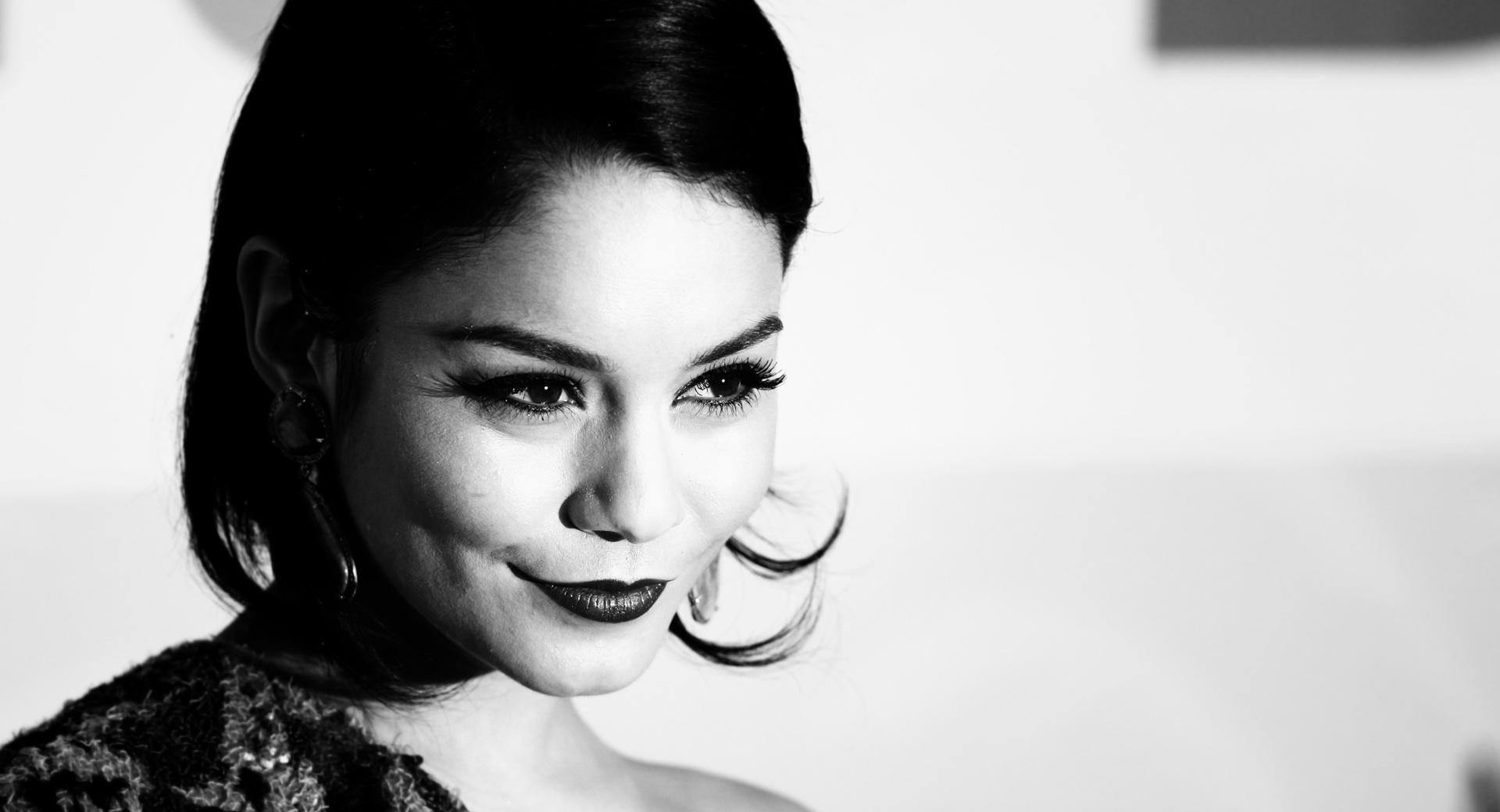 Vanessa Hudgens Black and White at 1280 x 720 HD size wallpapers HD quality