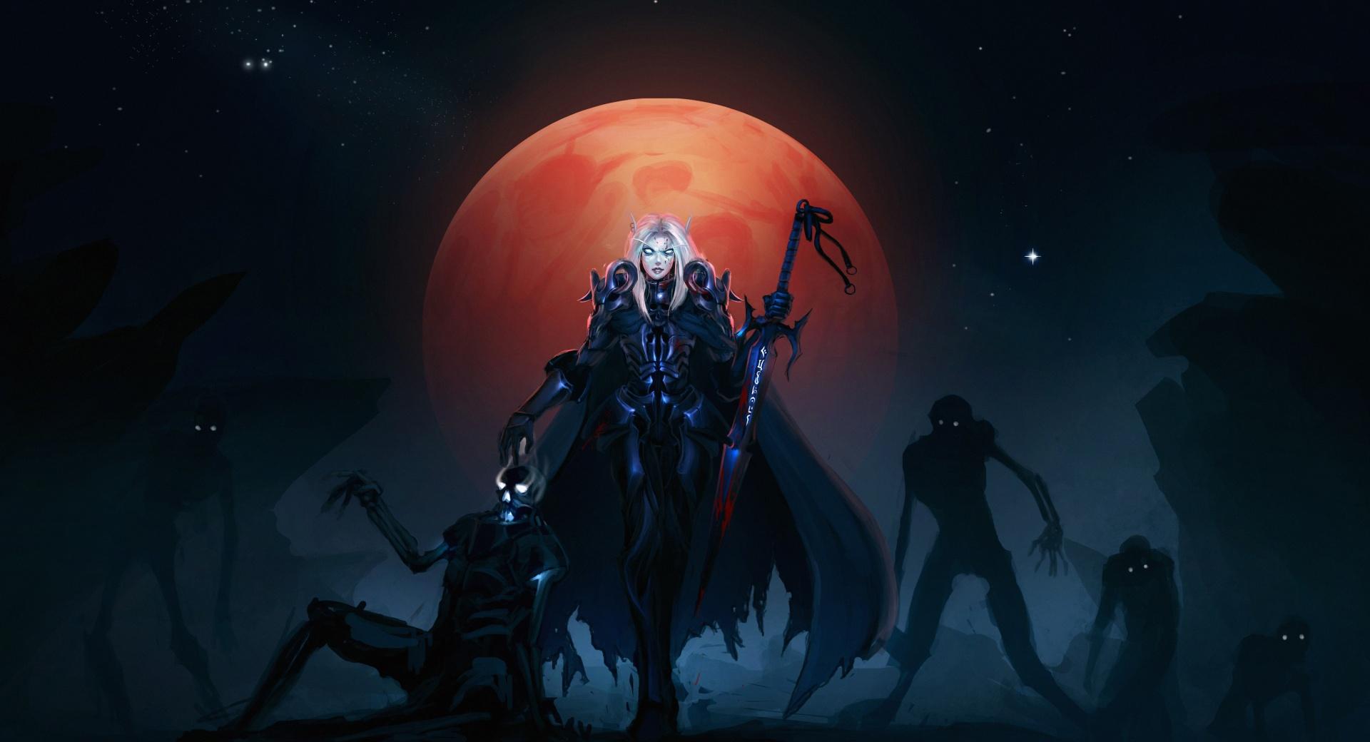 WOW Death Knight Blood Elves wallpapers HD quality