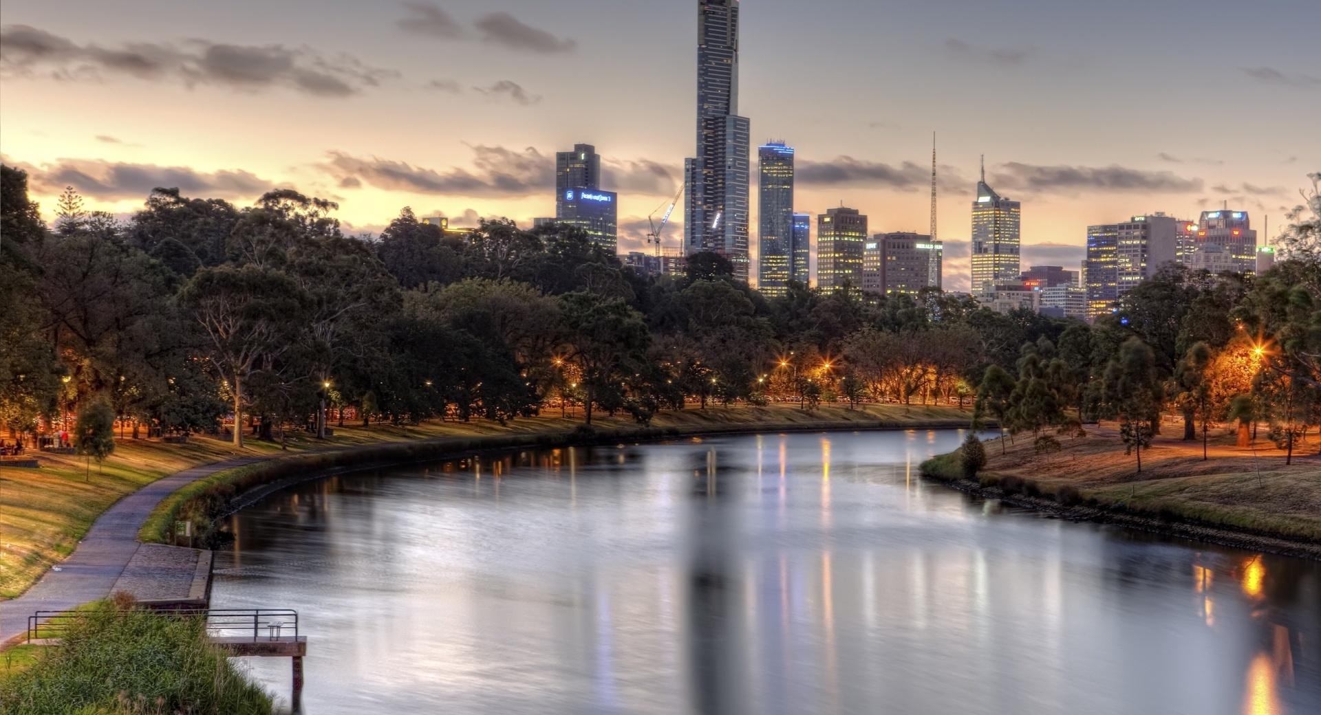 Yarra River at 2048 x 2048 iPad size wallpapers HD quality