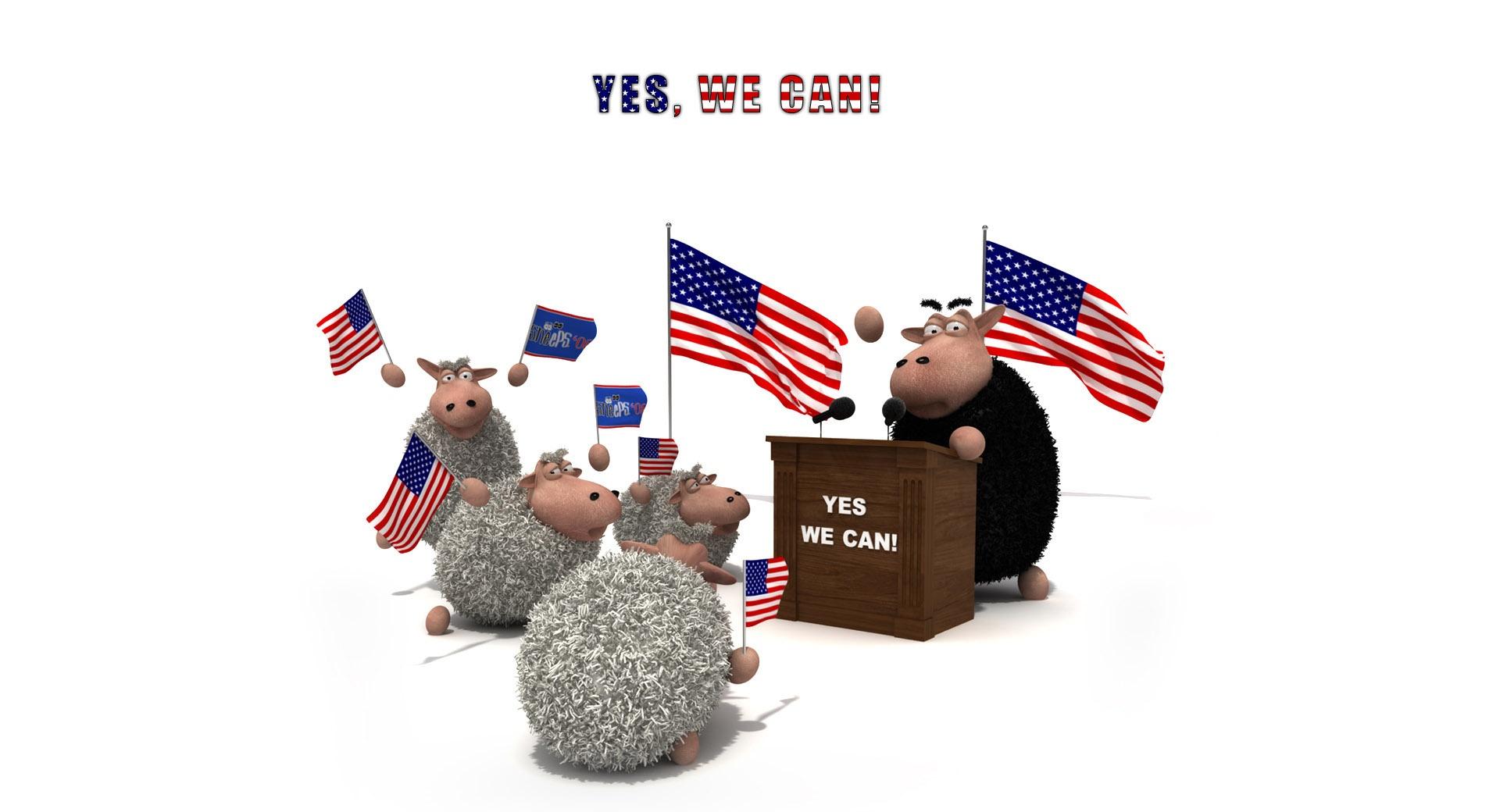 Yes We Can at 320 x 480 iPhone size wallpapers HD quality