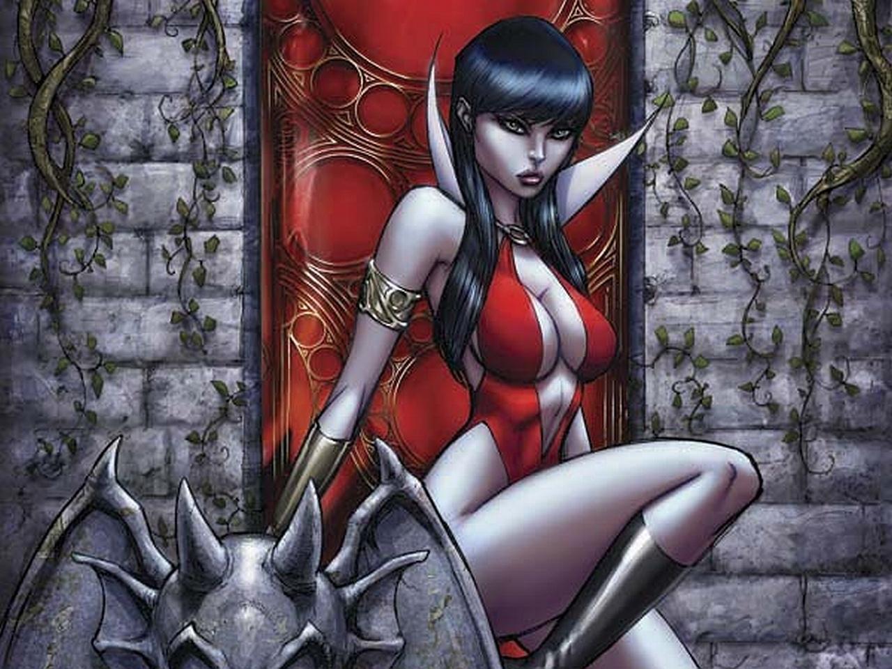 Vampirella Comics hd wallpaper.