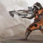 Rocket Raccoon desktop wallpaper