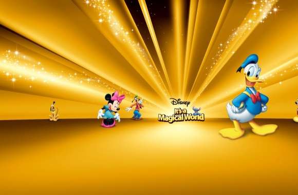 Disney Characters Gold