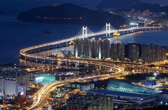 Gwangan Bridge, Busan, South Korea