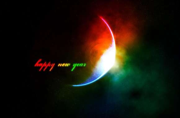 Happy New Year Colorful